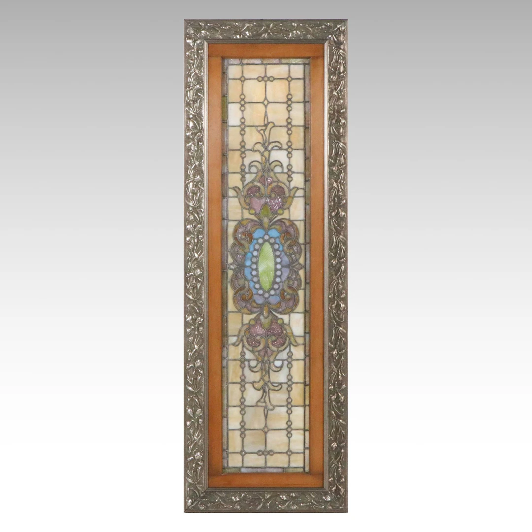 Victorian Stained Glass Transom Window