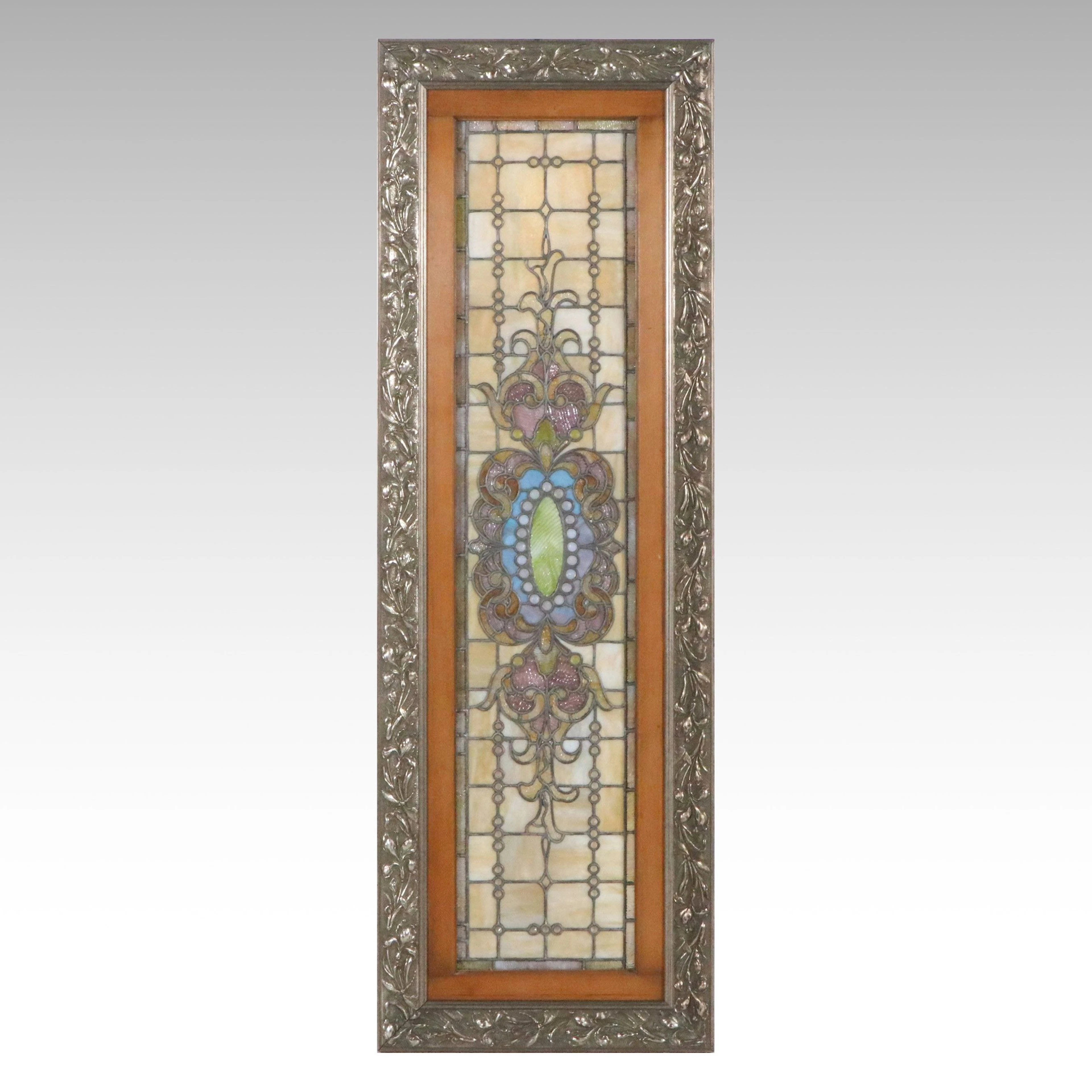 Victorian Stained Glass Transom Window