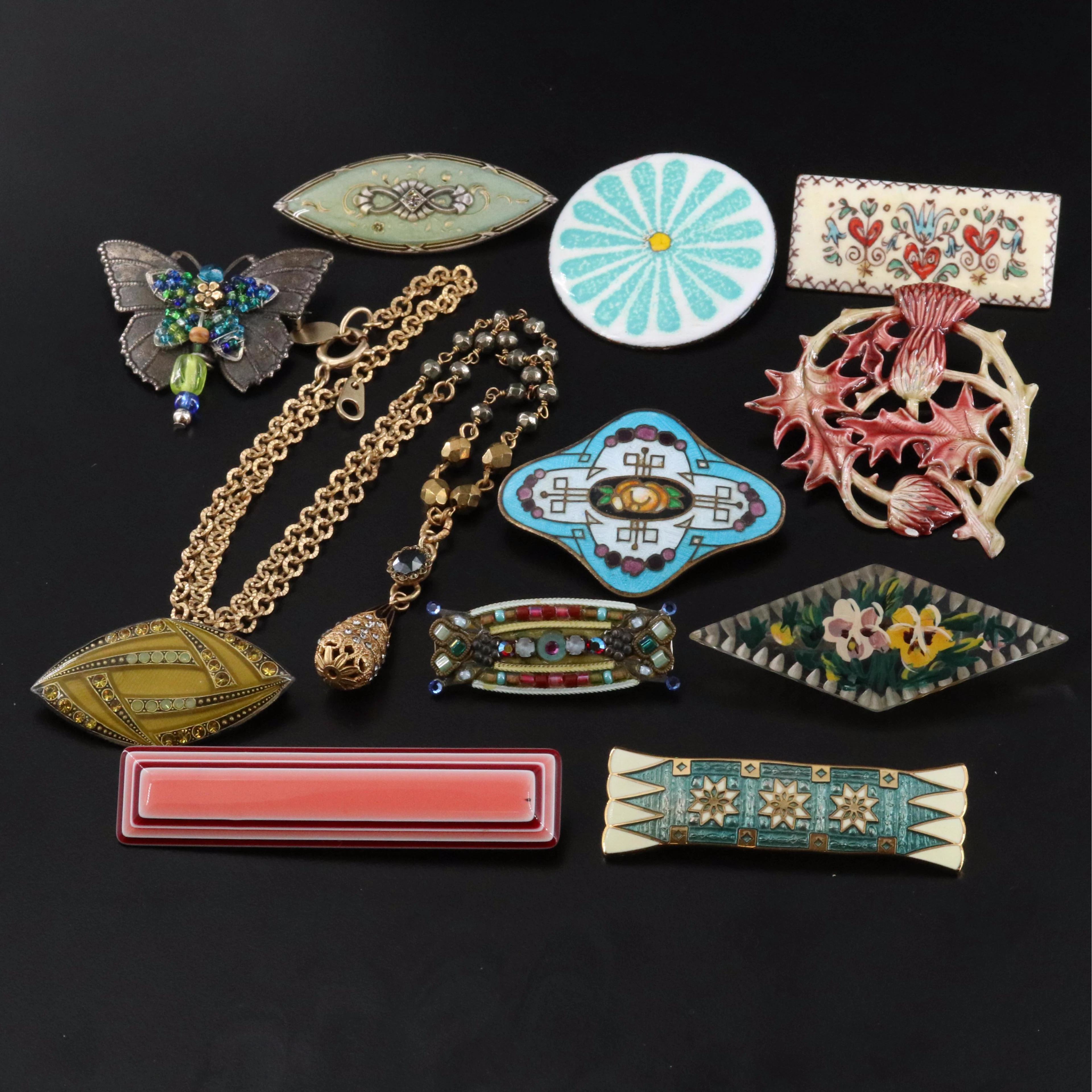 Catherine Popesco, Ayala Bar and Guilloché Featured in Vintage Jewelry