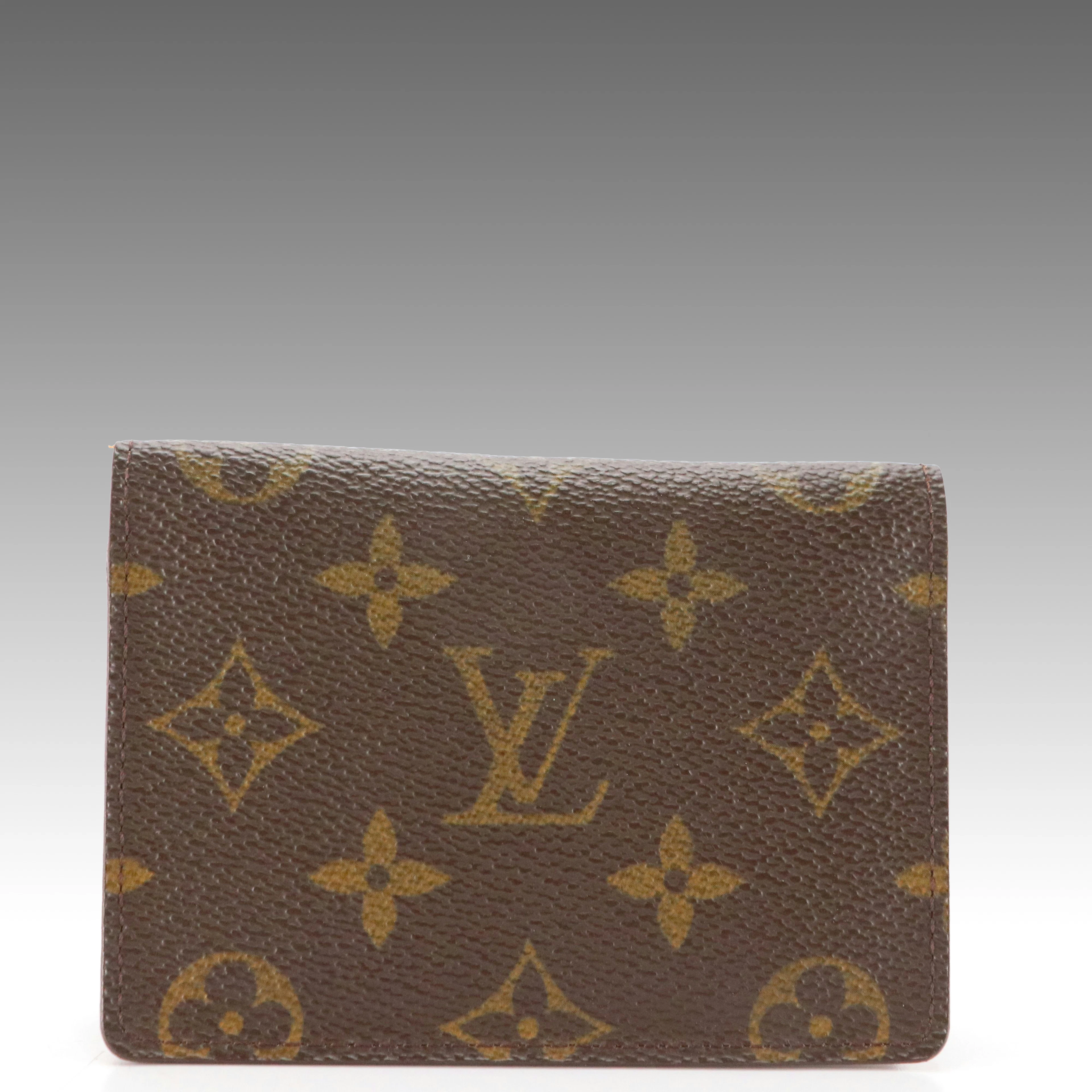 Louis Vuitton Bifold ID Card Case in Monogram Coated Canvas