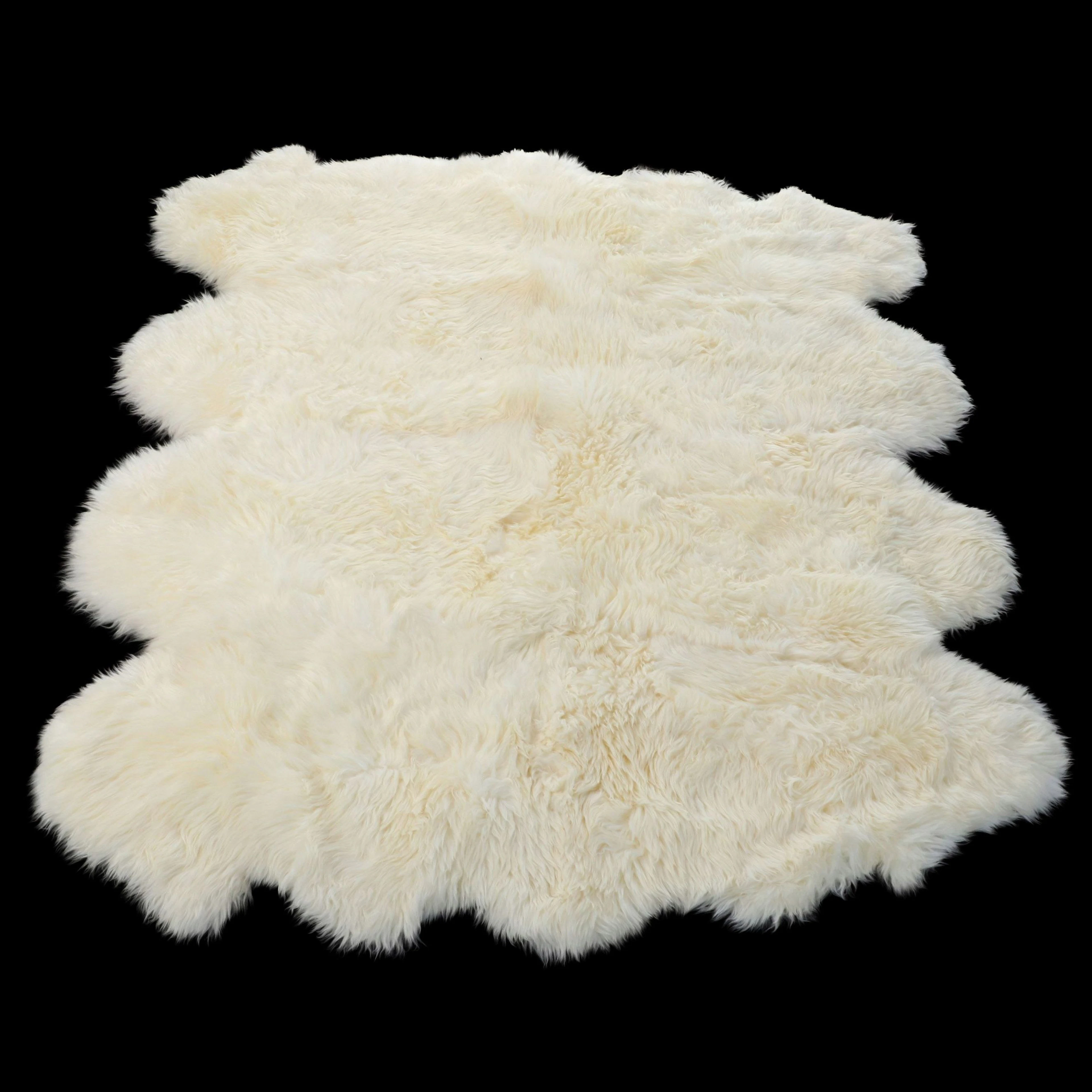 6'3 x 7'6 Tanned Sheepskin Rug