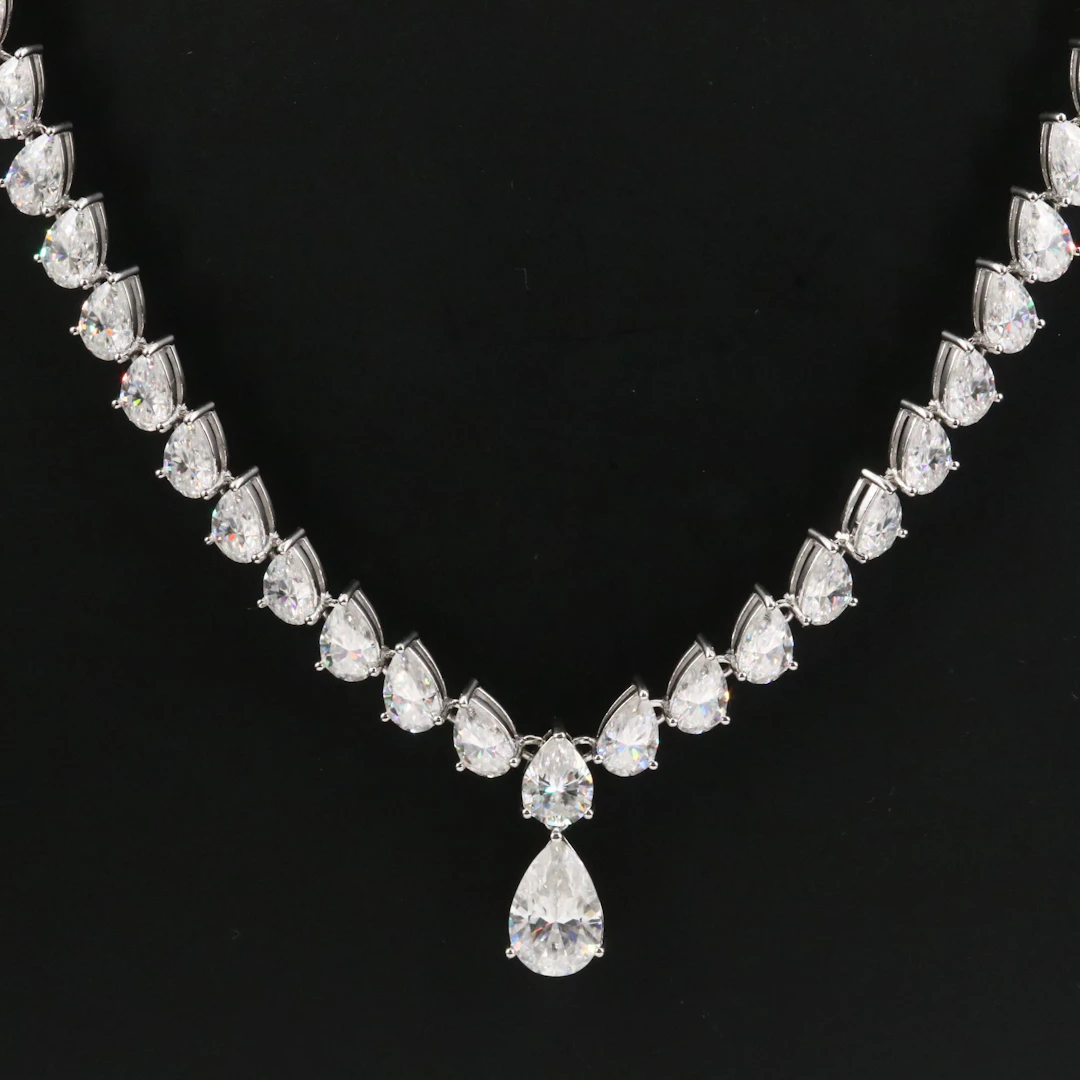 Sterling Moissanite Necklace