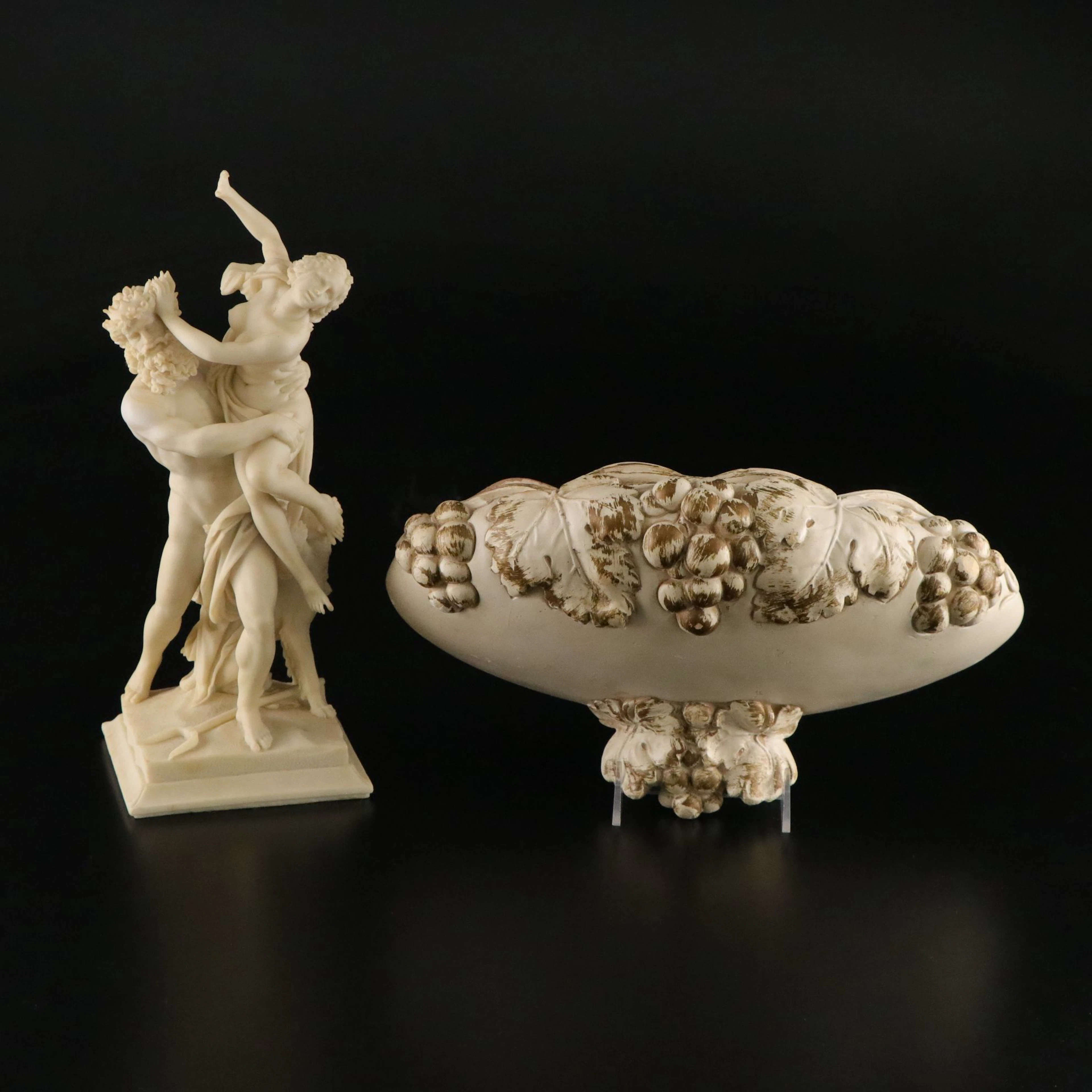 Veronese Resin Pluto & Prosperina Sculpture with Universal Statuary