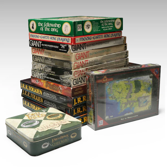 Lord of the Rings Board Games, Puzzles and Posters Incl. "Checkers"