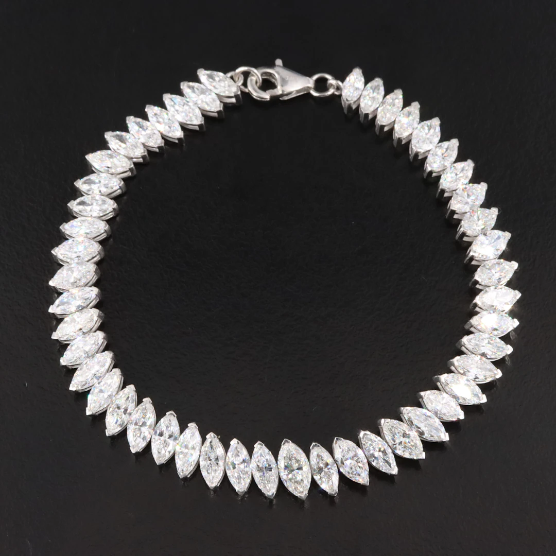 14K 11.48 CTW Lab Grown Diamond Bracelet