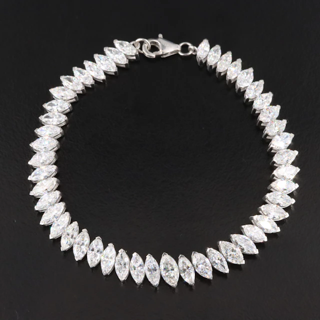 14K 11.48 CTW Lab Grown Diamond Bracelet