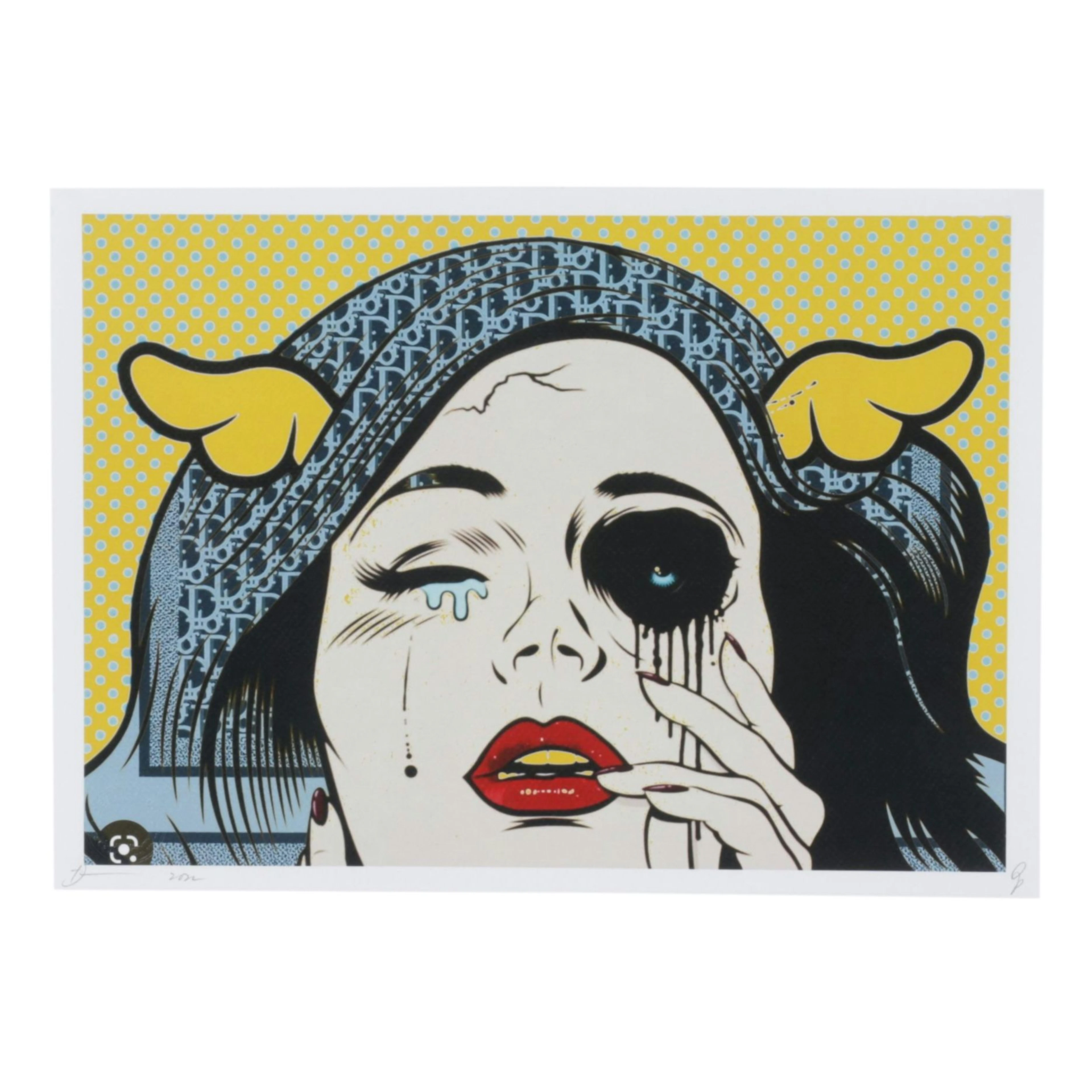 Death NYC Pop Art Graphic Print Homage to Roy Lichtenstein x Dior, 2026