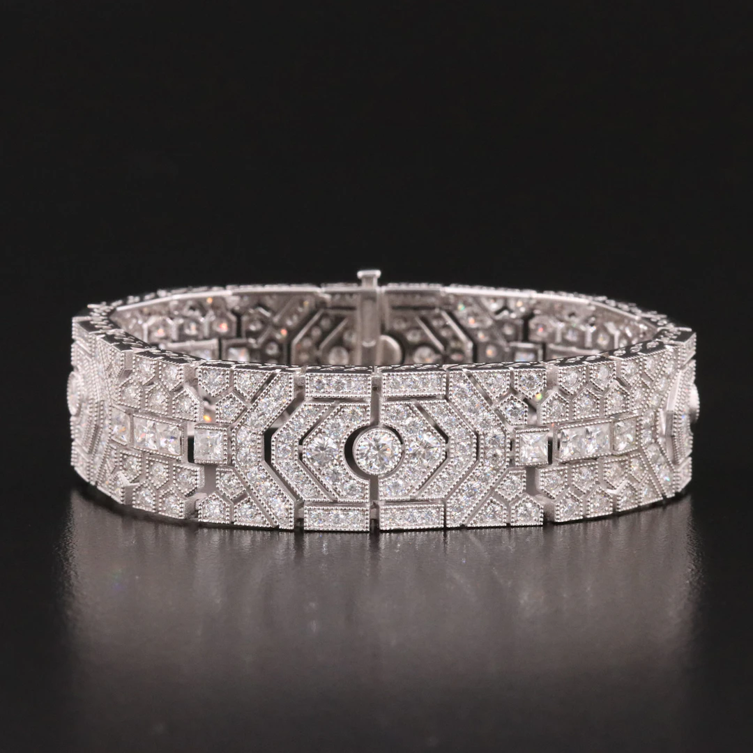 Sterling Moissanite Bracelet
