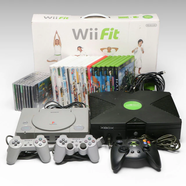 Xbox and PlayStation Consoles with Wii Balance Board, More Games and