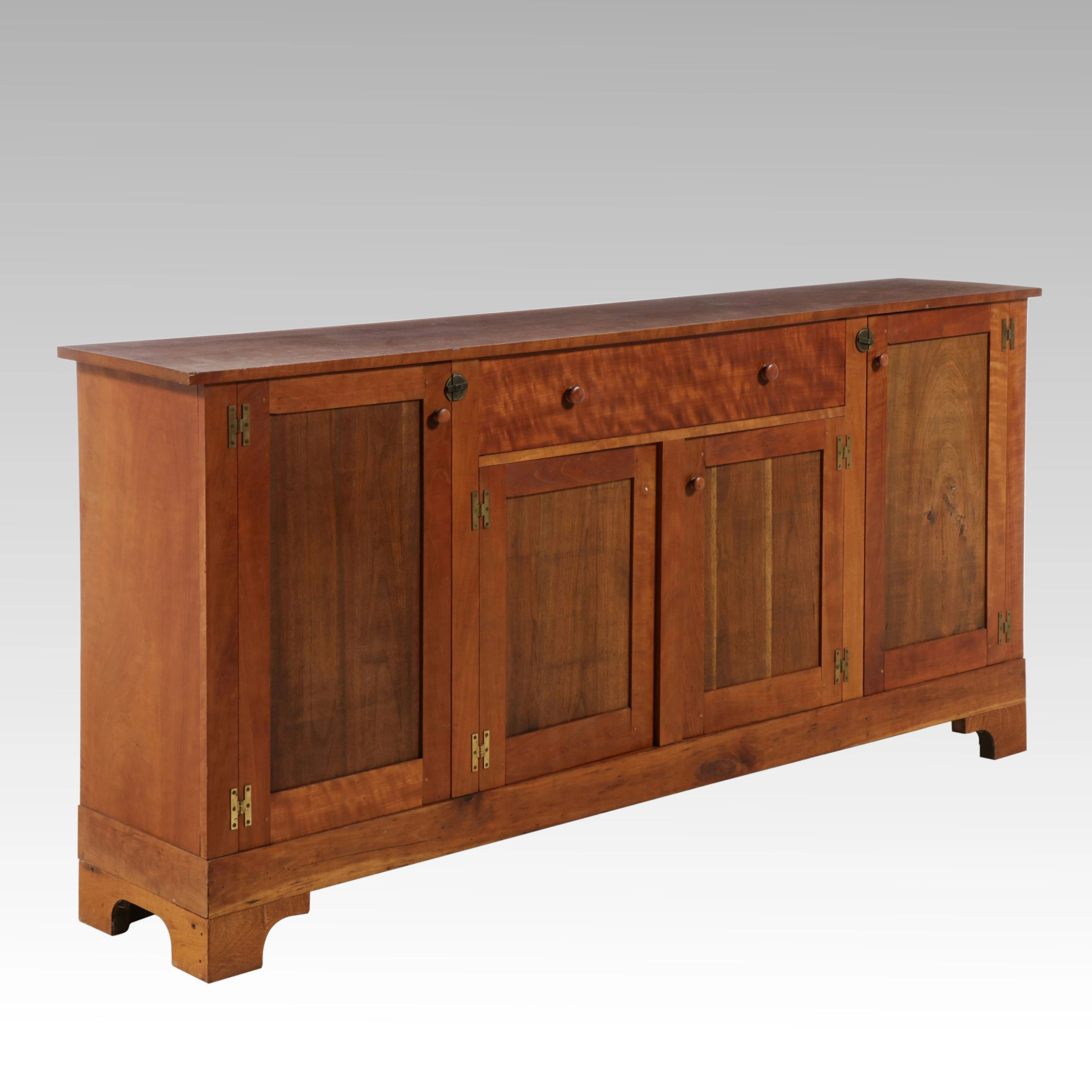 Primitive Style Pine Sideboard, 20th Century
