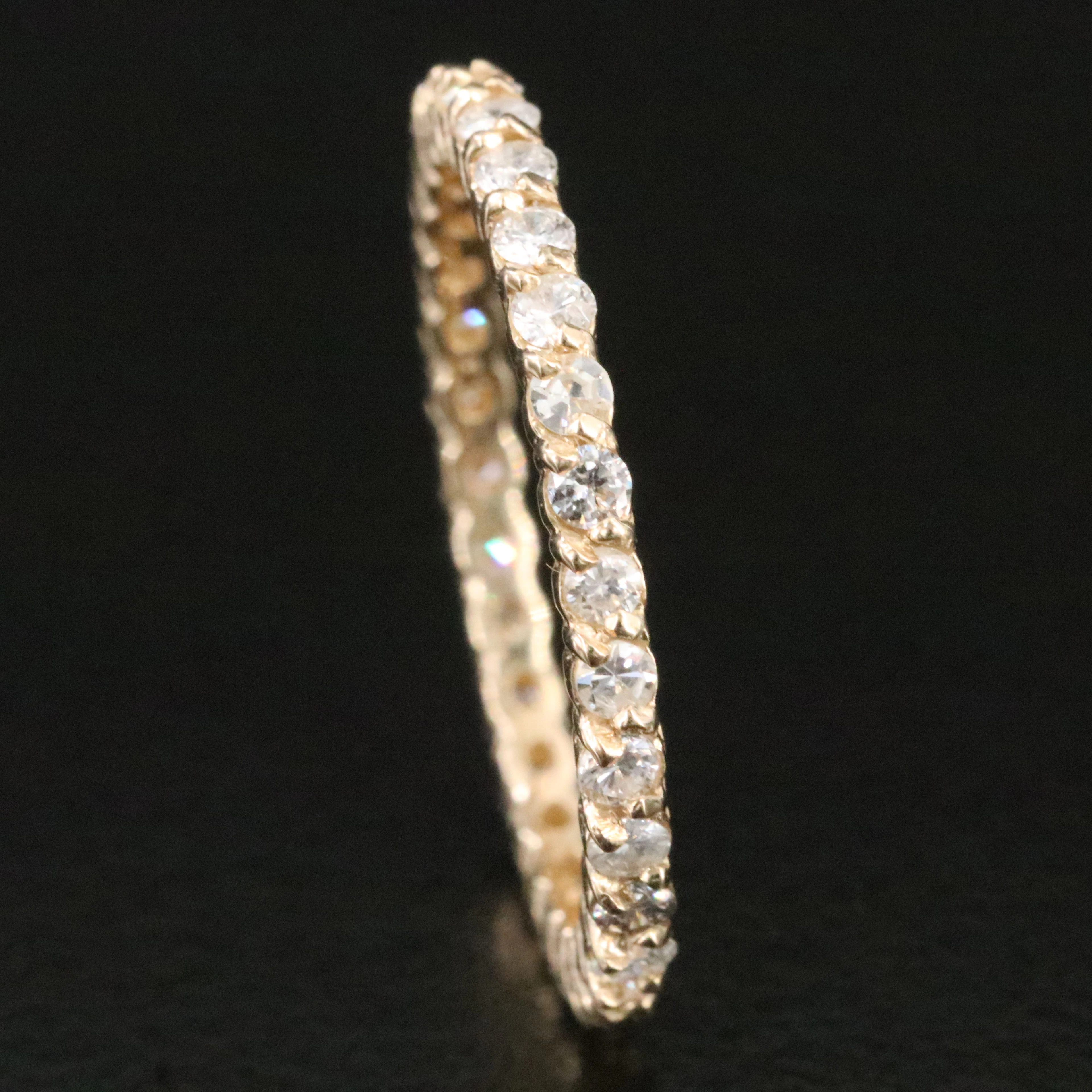 14K 0.77 CTW Diamond Eternity Band