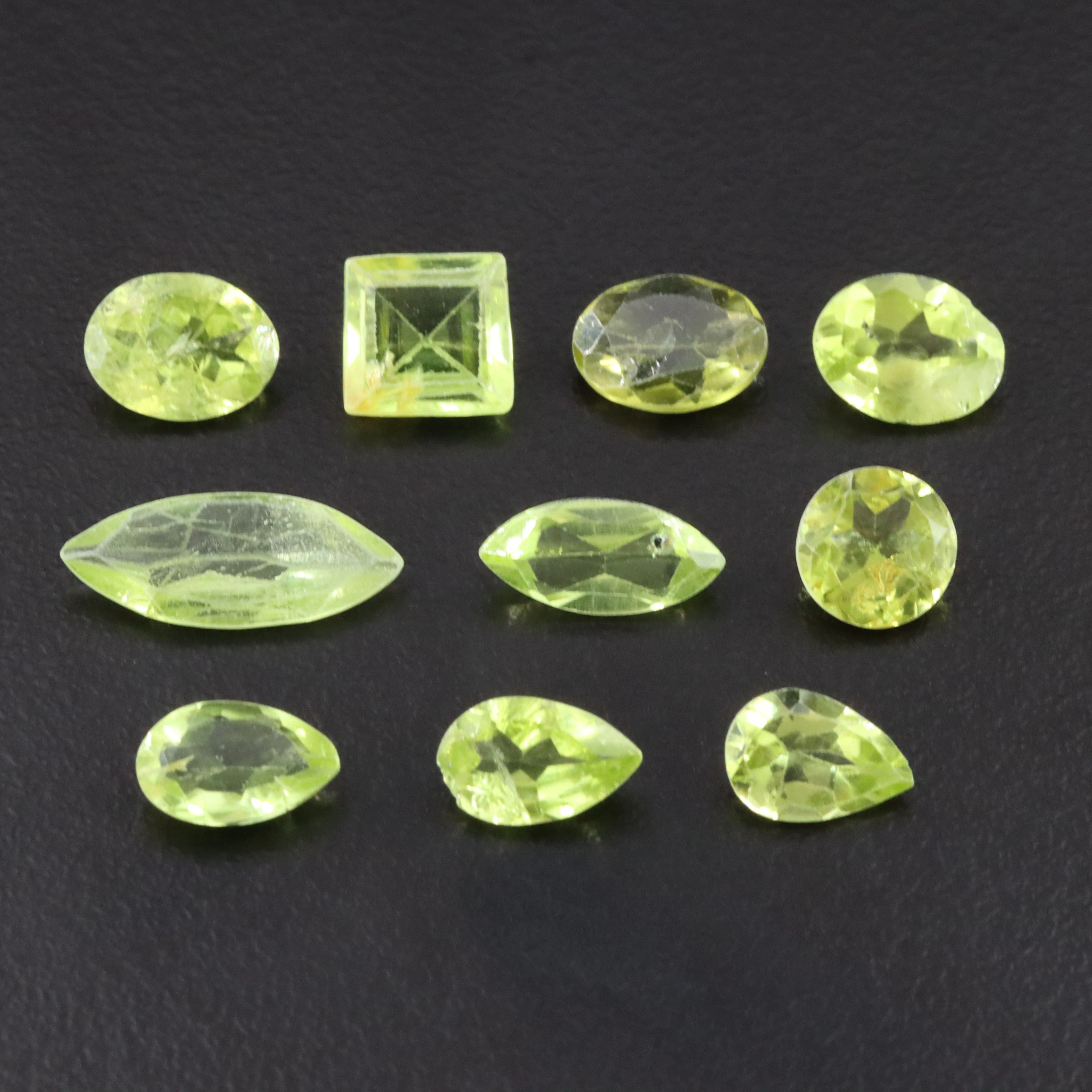 Loose 10.60 CTW Peridot Melee