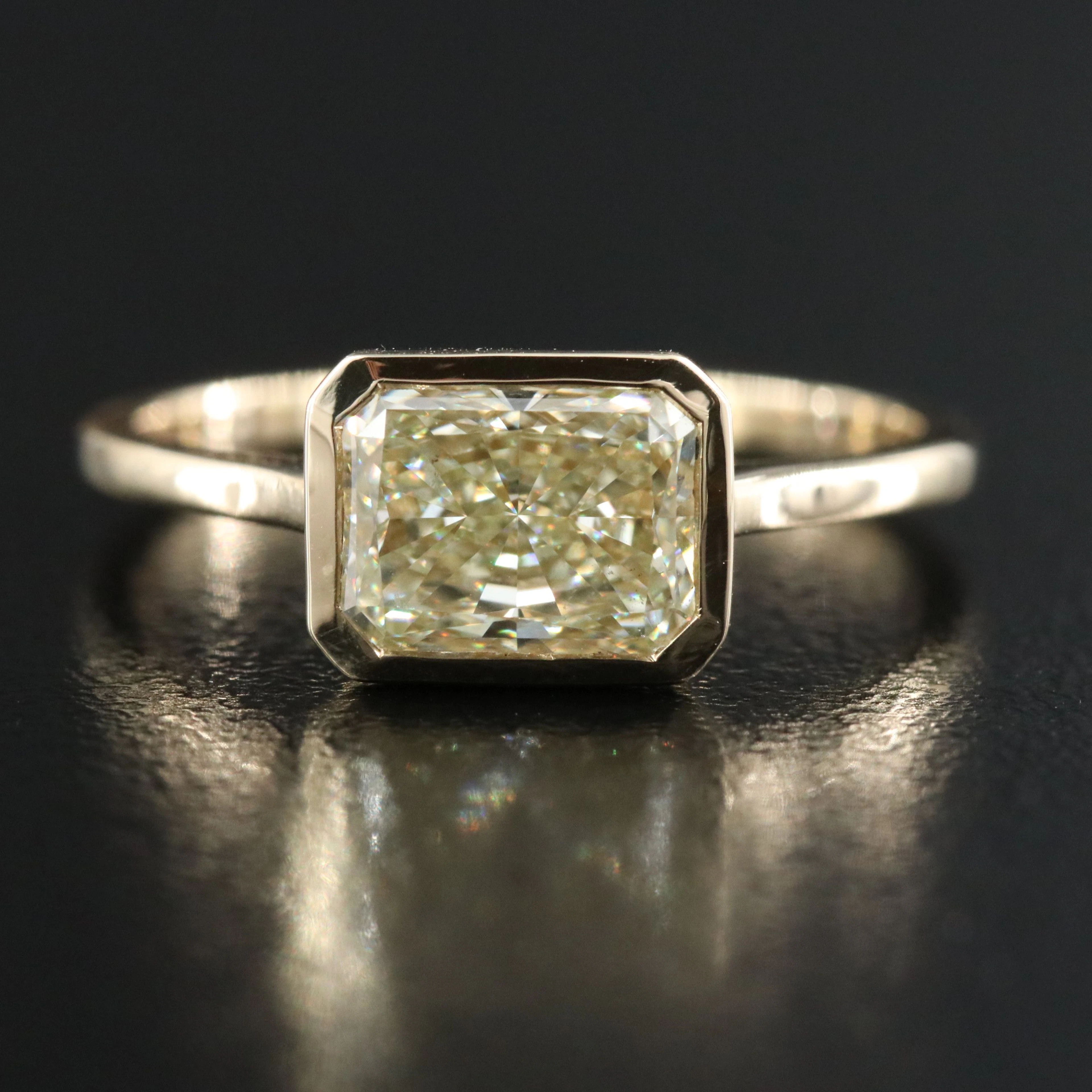 14K 1.50 CT Diamond Solitaire Ring