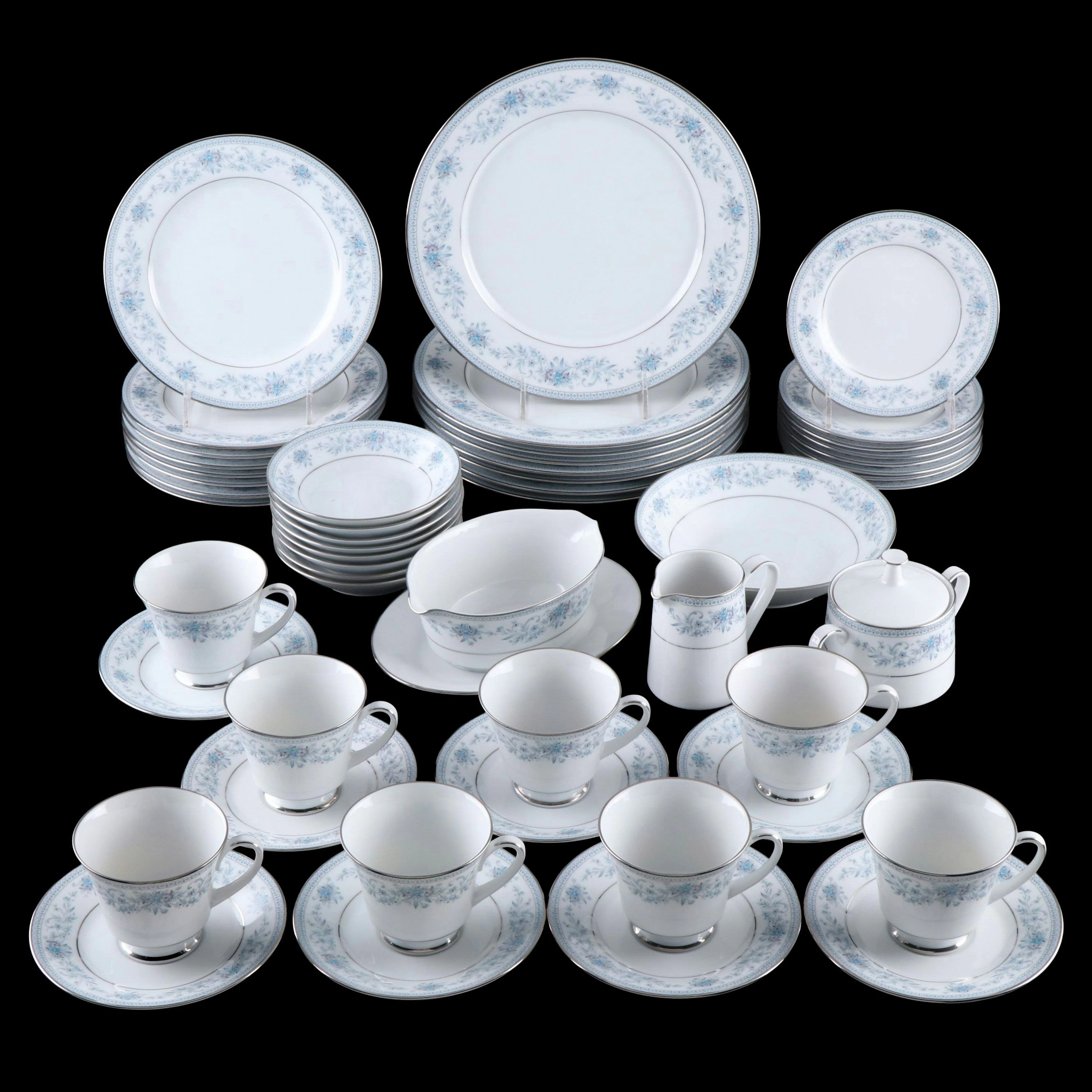 Noritake "Blue Hill" Porcelain Dinnerware, 1973–1996