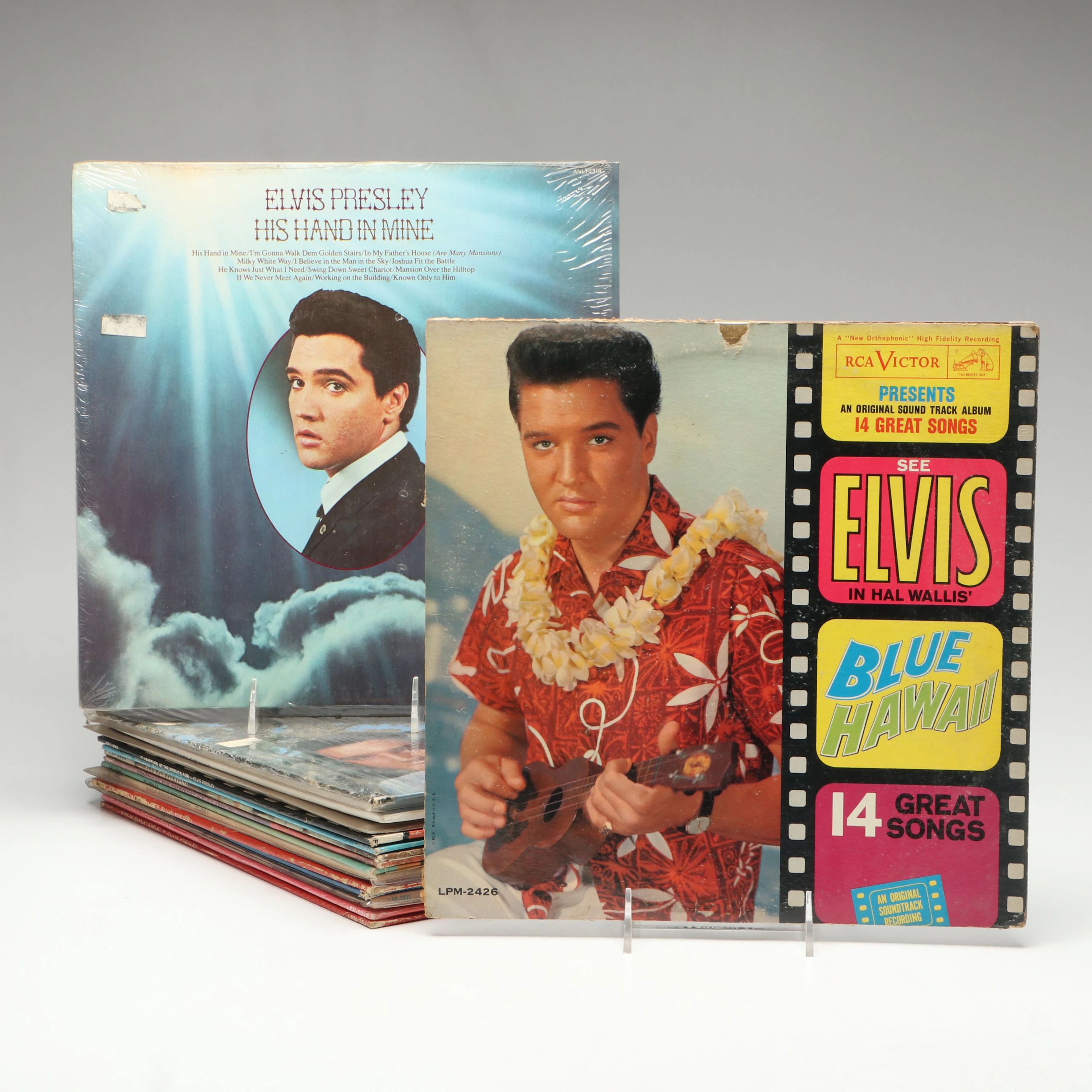 Elvis Presley "Blue Hawaii", "His Hand In Mine", "Girl Happy" and More Records
