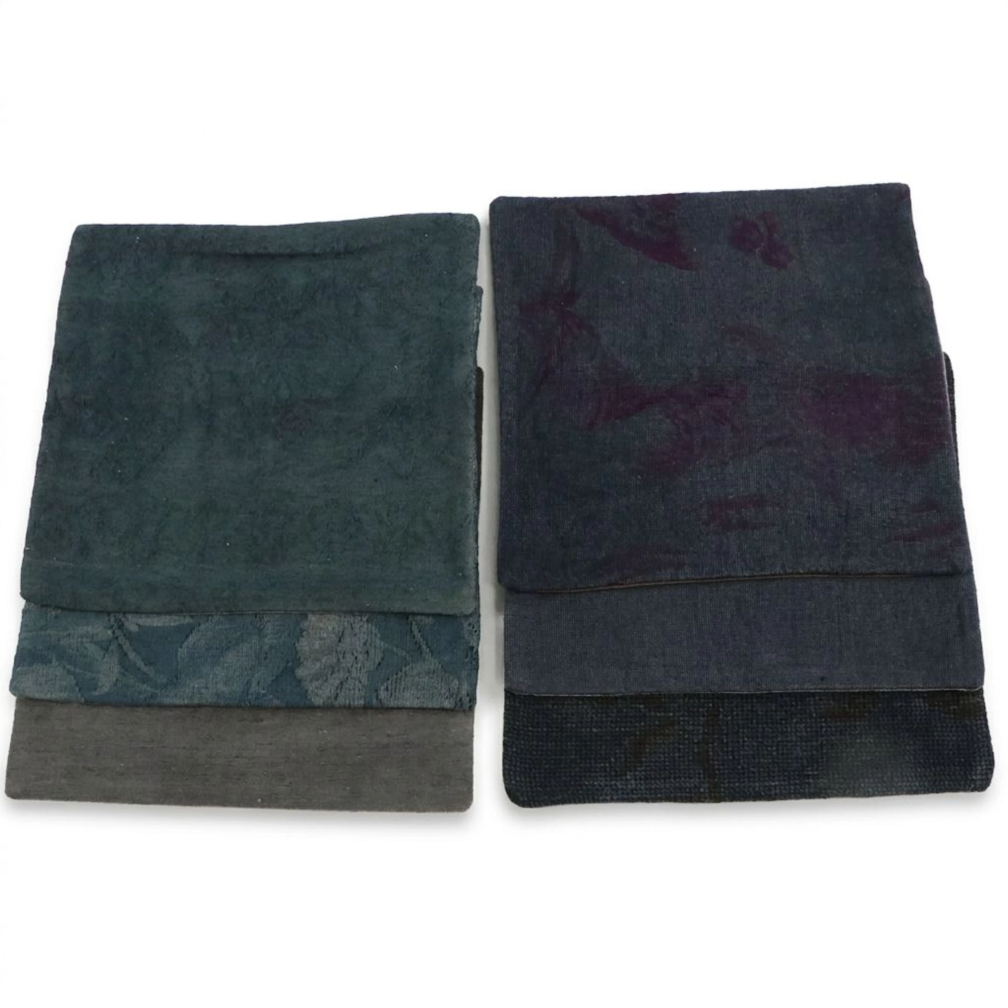 Turkish Overdyed Handwoven Rug Faced Pillow Covers