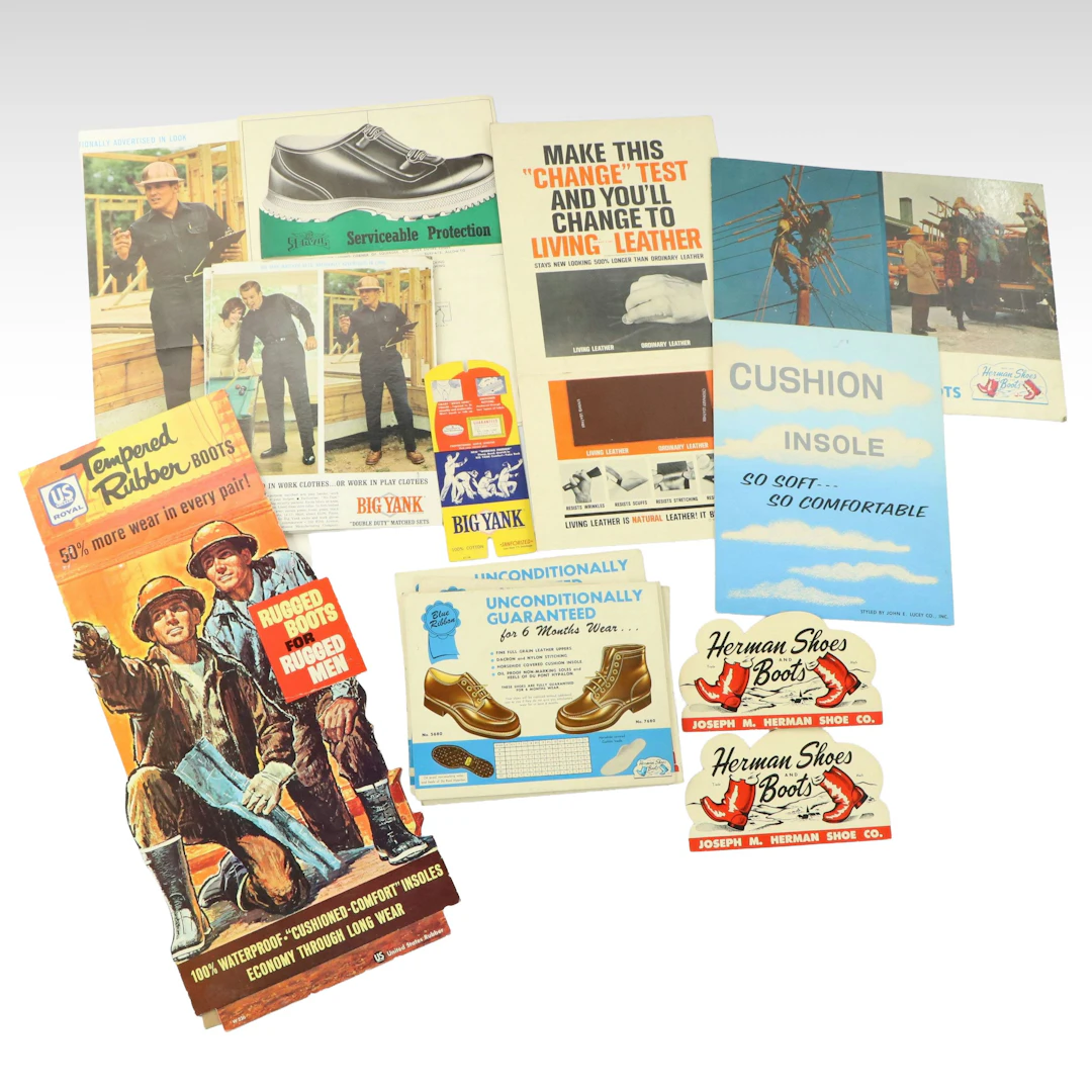 Big Yank, Herman and More Workwear Advertisements, Mid to Late 20th Century