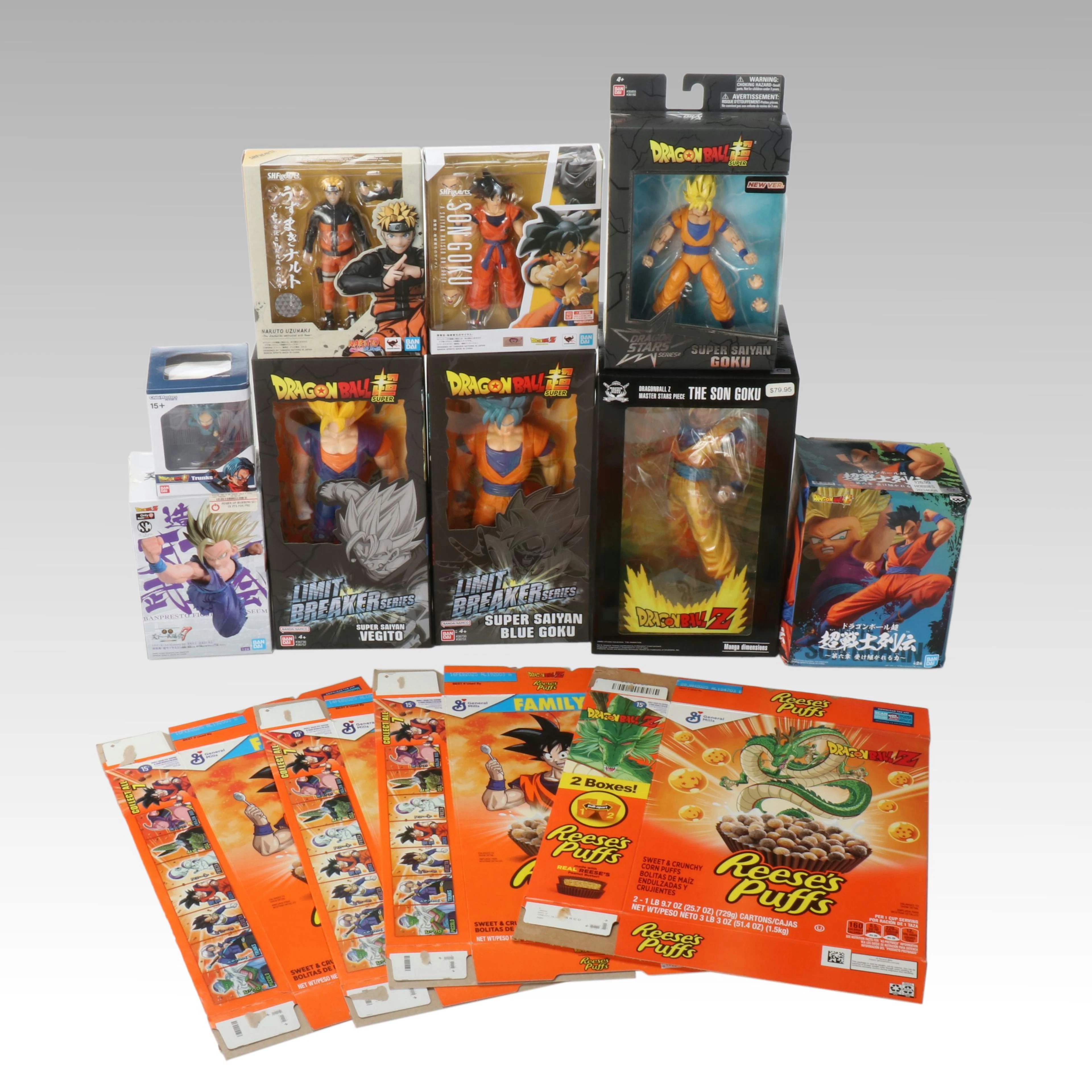 Bandai Dragon Ball Super and Dragon Ball Z Character Anime Action Figures, More