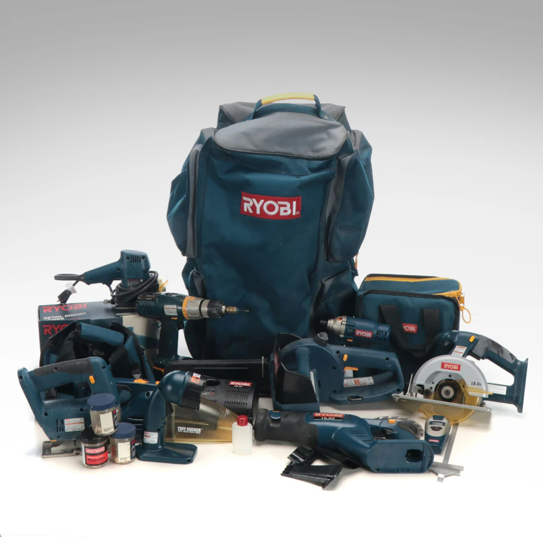 Ryobi Cordless Drills, Reciprocating Saw, Cordless Vacuum and More