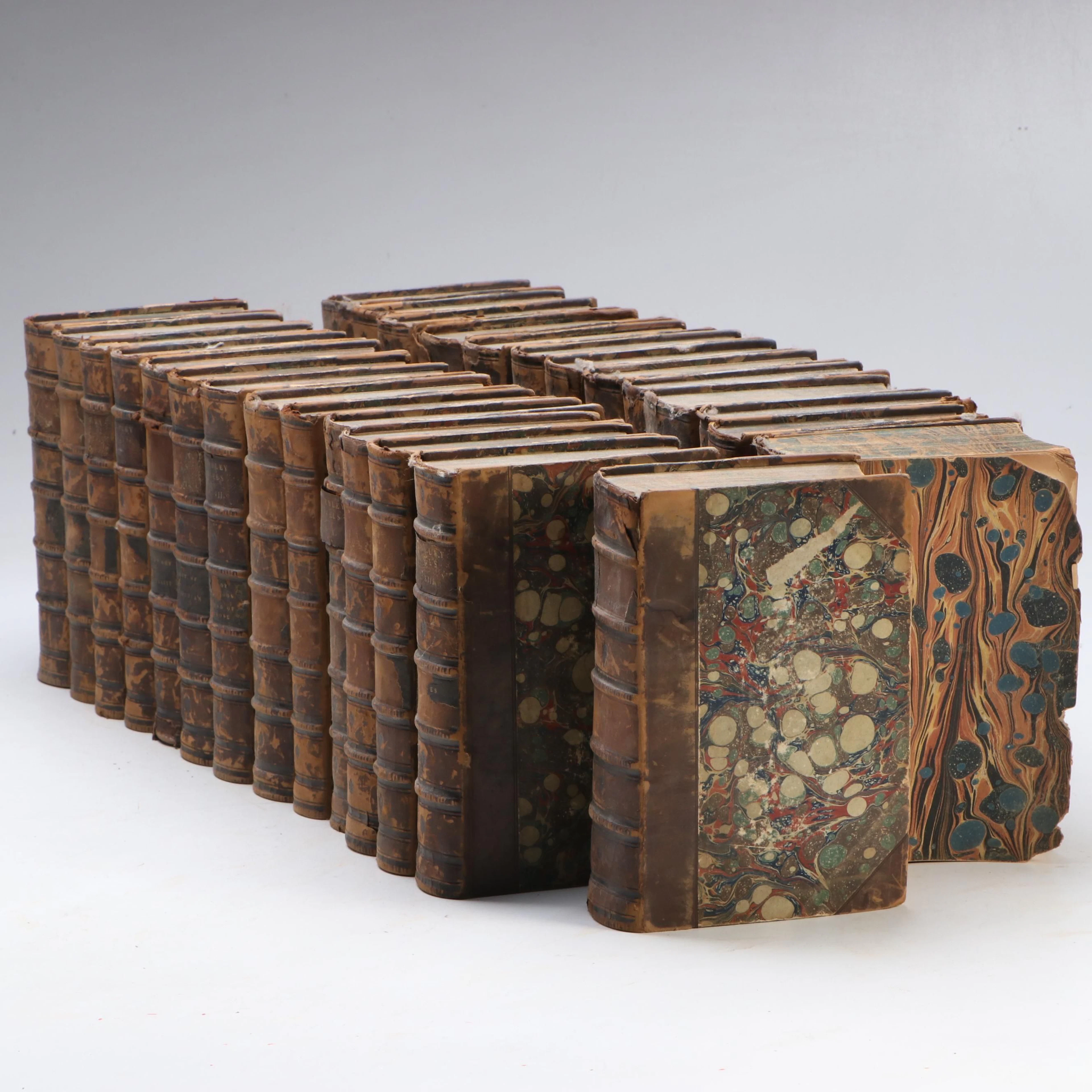 Library Edition "Waverley Novels" by Sir Walter Scott, Mid-19th Century