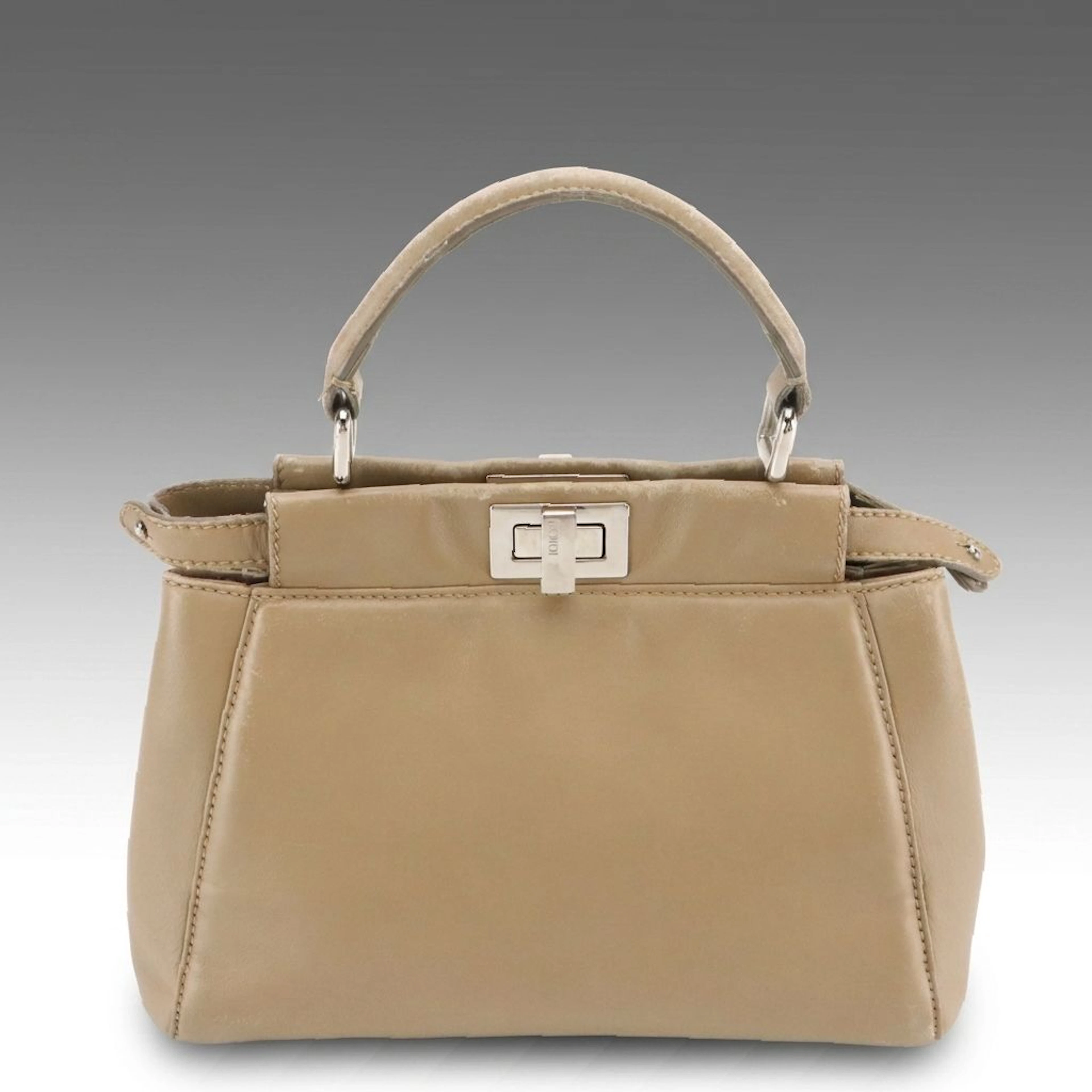 Fendi Mini Peekaboo Satchel 8BN244 in Nappa Leather