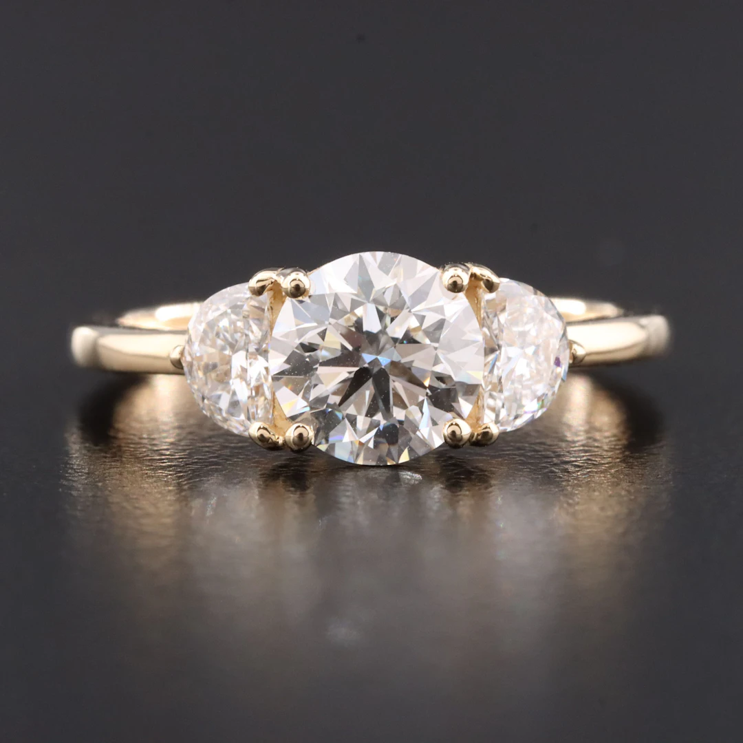 14K 1.63 CTW Lab Grown Diamond Ring with IGI Report