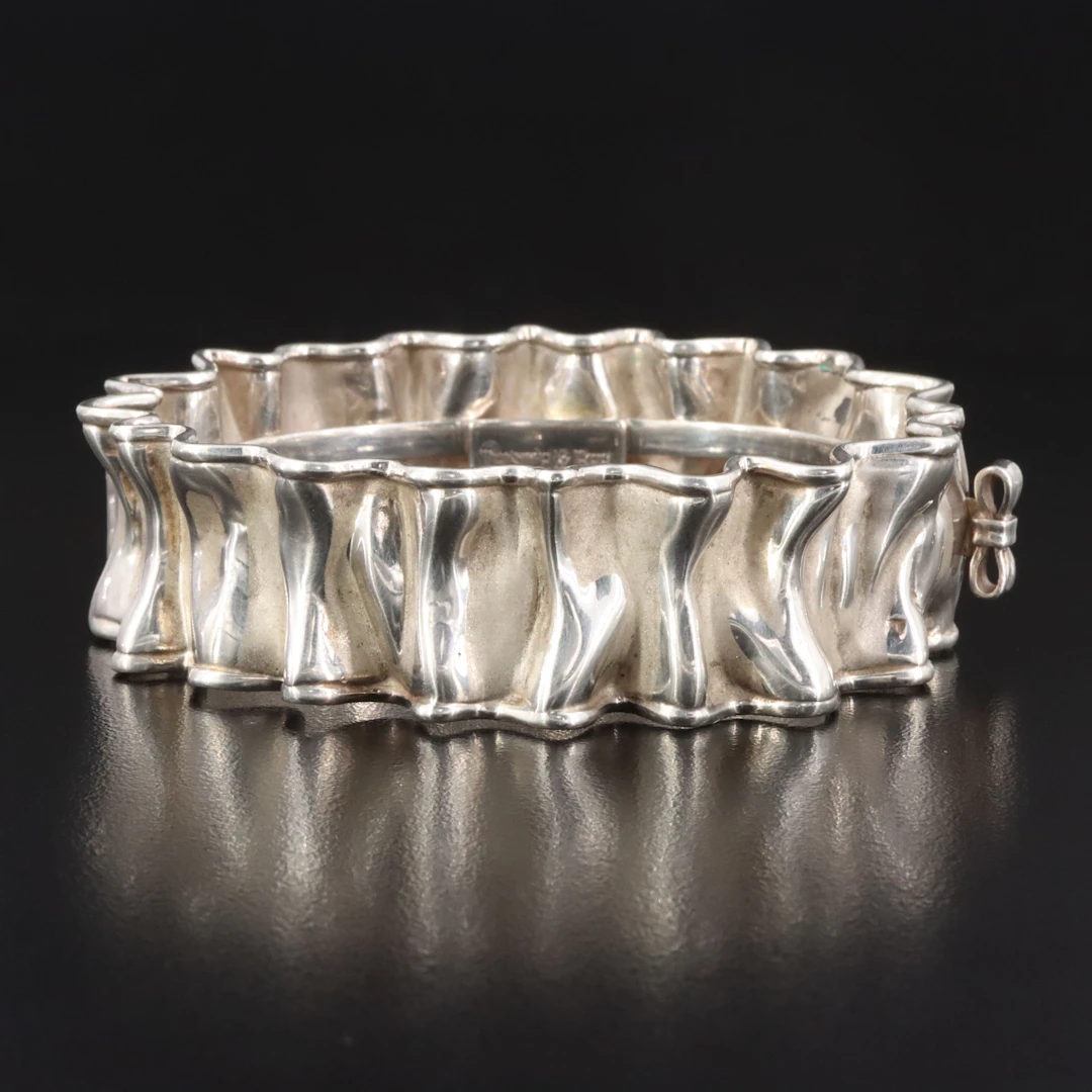 Thistle & Bee Sterling Ruffle Bracelet