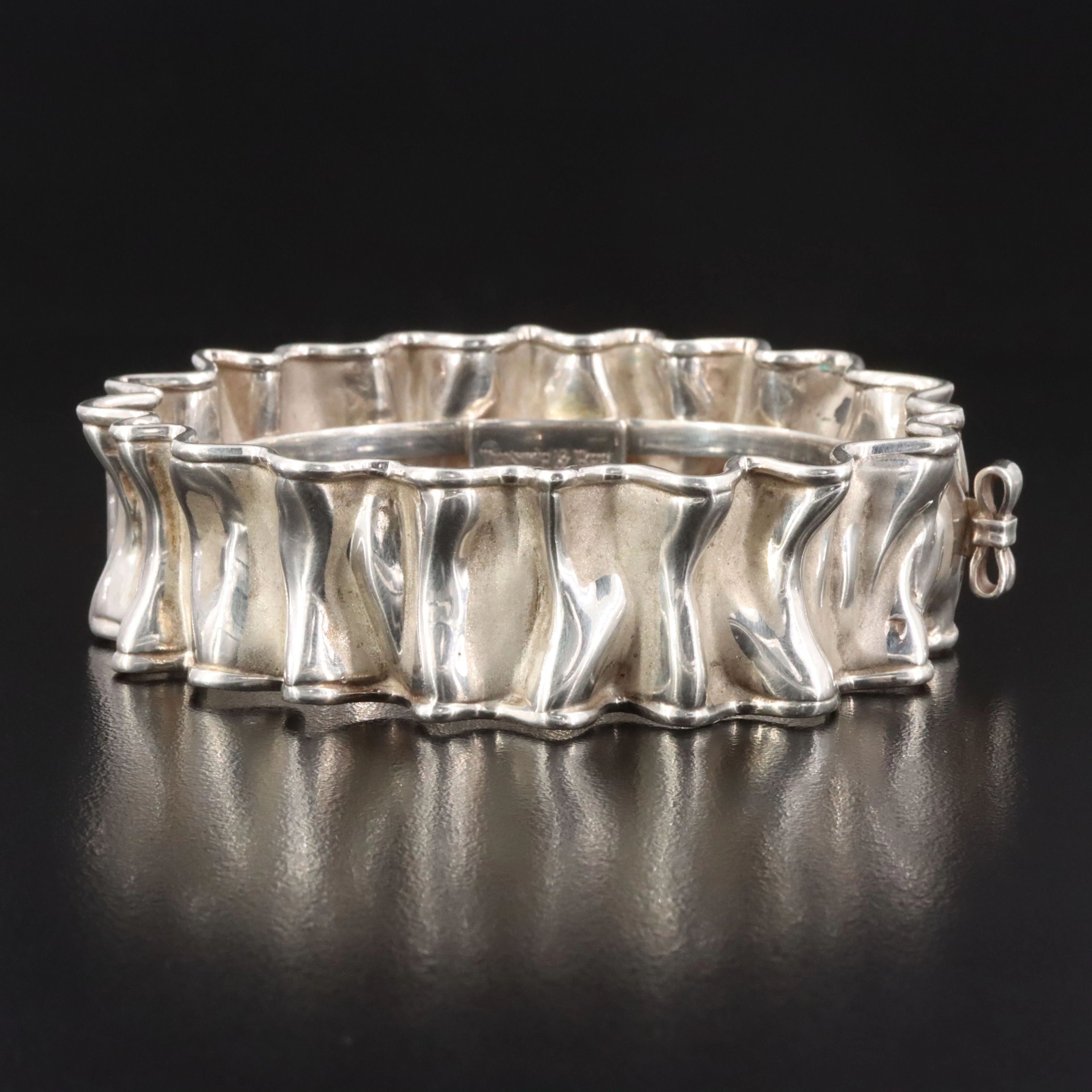 Thistle & Bee Sterling Ruffle Bracelet