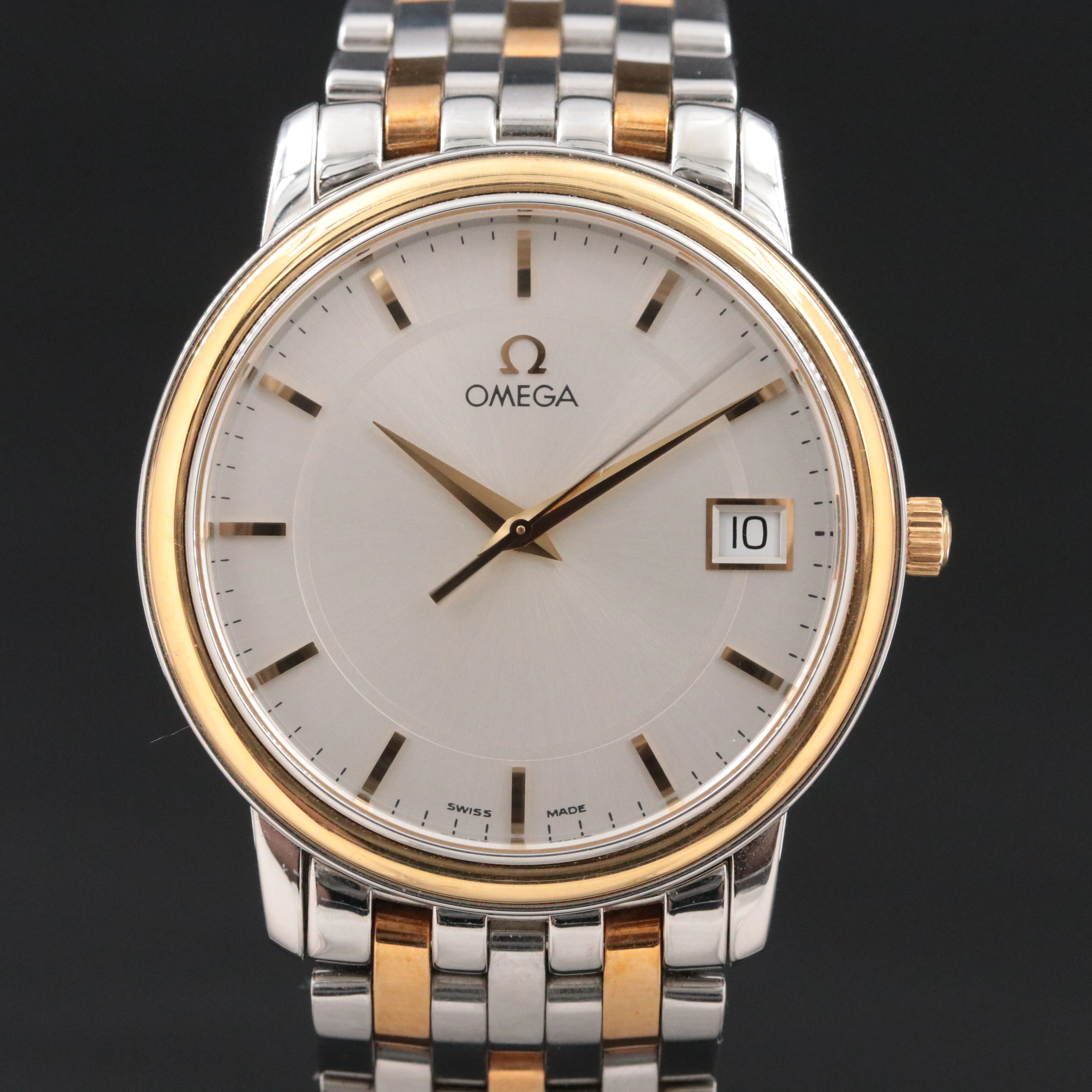 Omega DeVille Prestige 18K & Steel Two Tone Luxury Dress Watch Ref. 4310.31.00