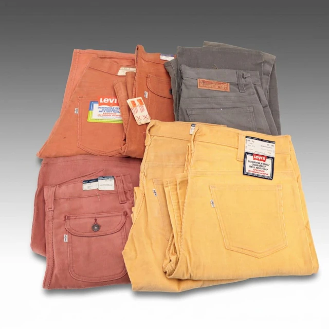 Vintage Deadstock Levi's "White Tab" Corduroy Bell-Bottoms