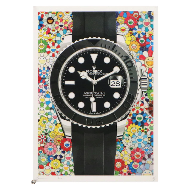 Death NYC Pop Art Offset Lithograph Featuring Rolex x Takashi Murakami, 2022