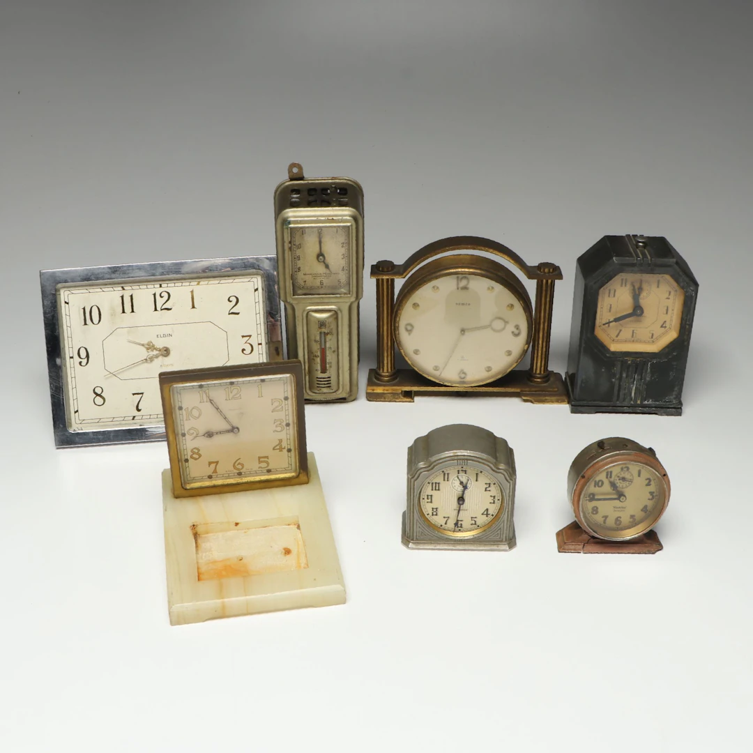 Westclox, New Haven, Semca and Other Desk and Mantel Clocks
