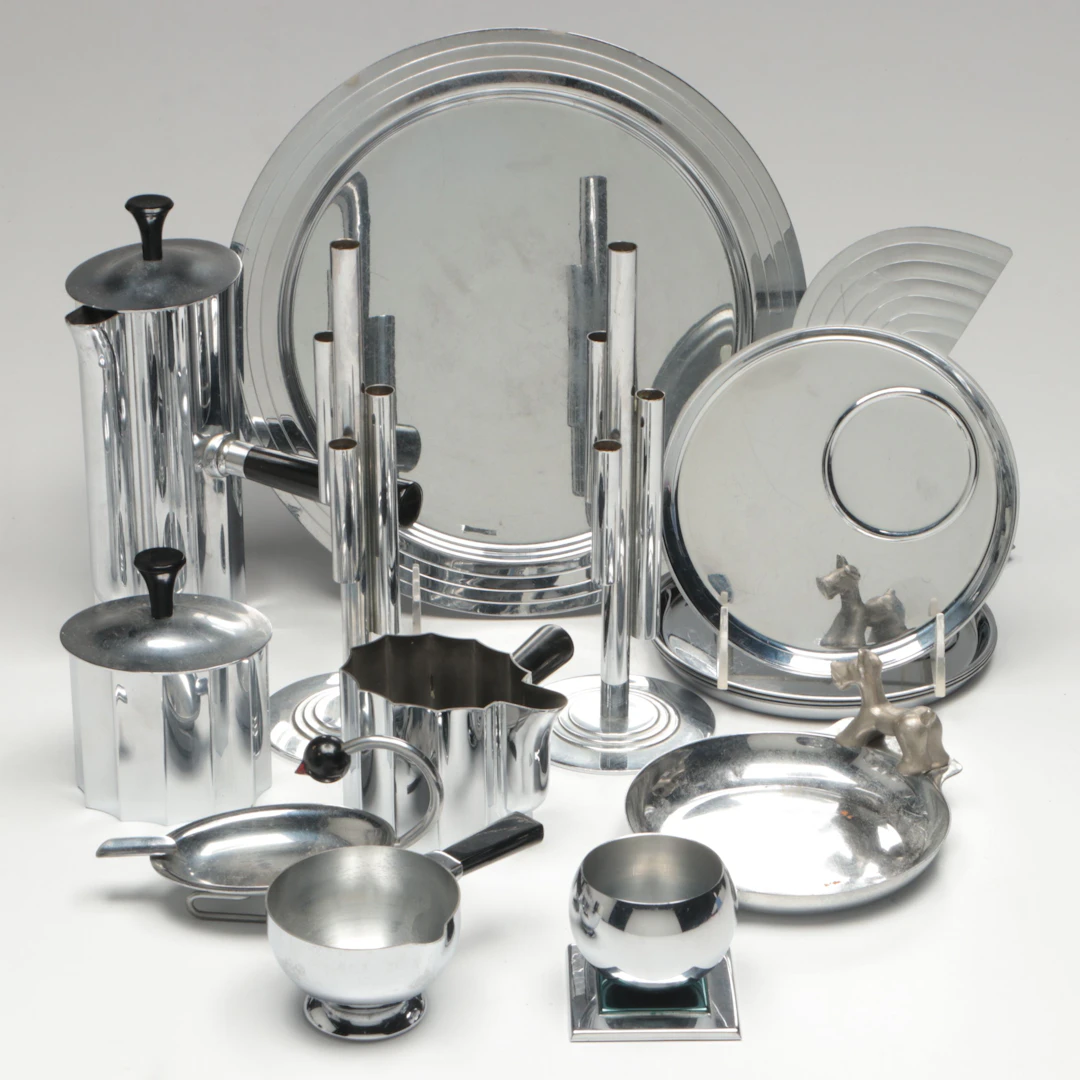 Manning Bowman with Other Art Deco Style Tableware and Accessories