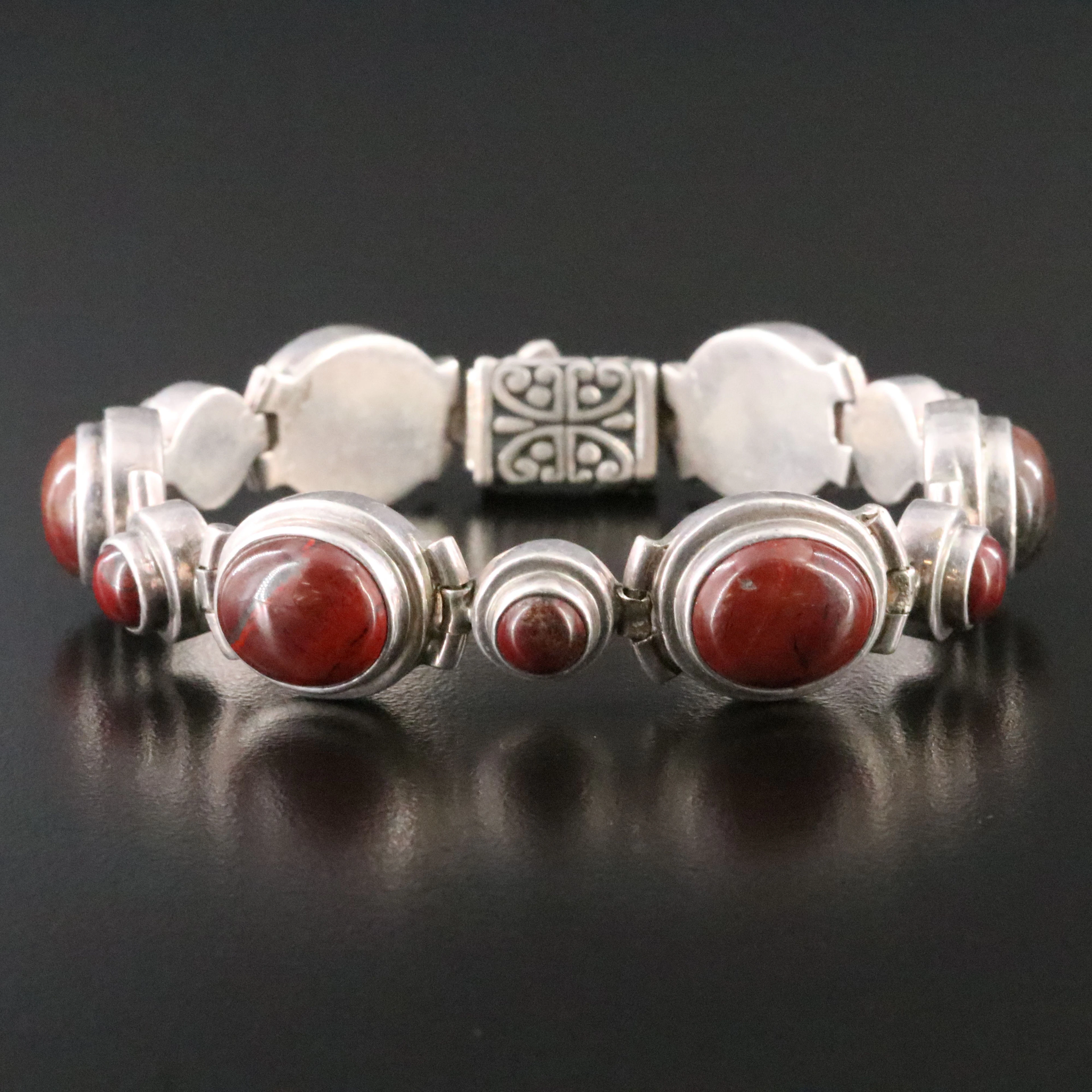 Claudia Agudelo Sterling Jasper Bracelet