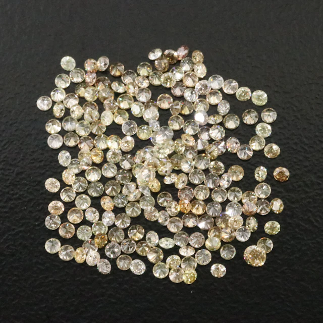 Loose 3.08 CTW Diamond Melee Including Fancy Yellow and Brown