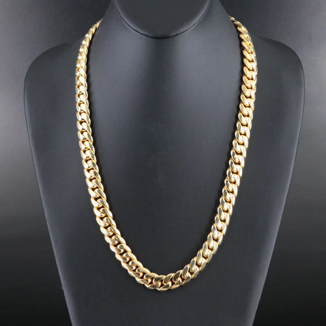 Sterling Curb Chain Necklace
