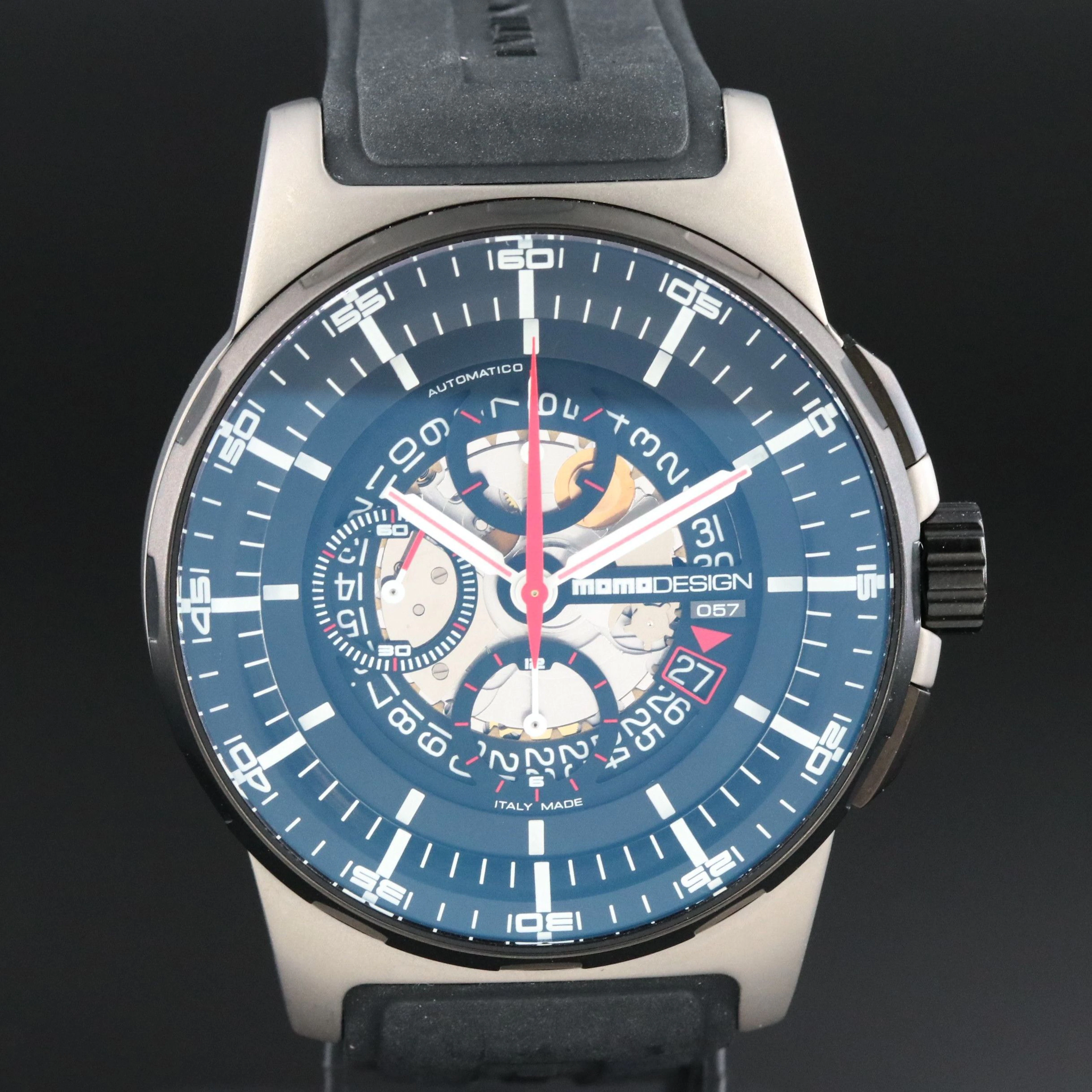 Momo Design Pilot Chronograph Titanium Watch MD-276
