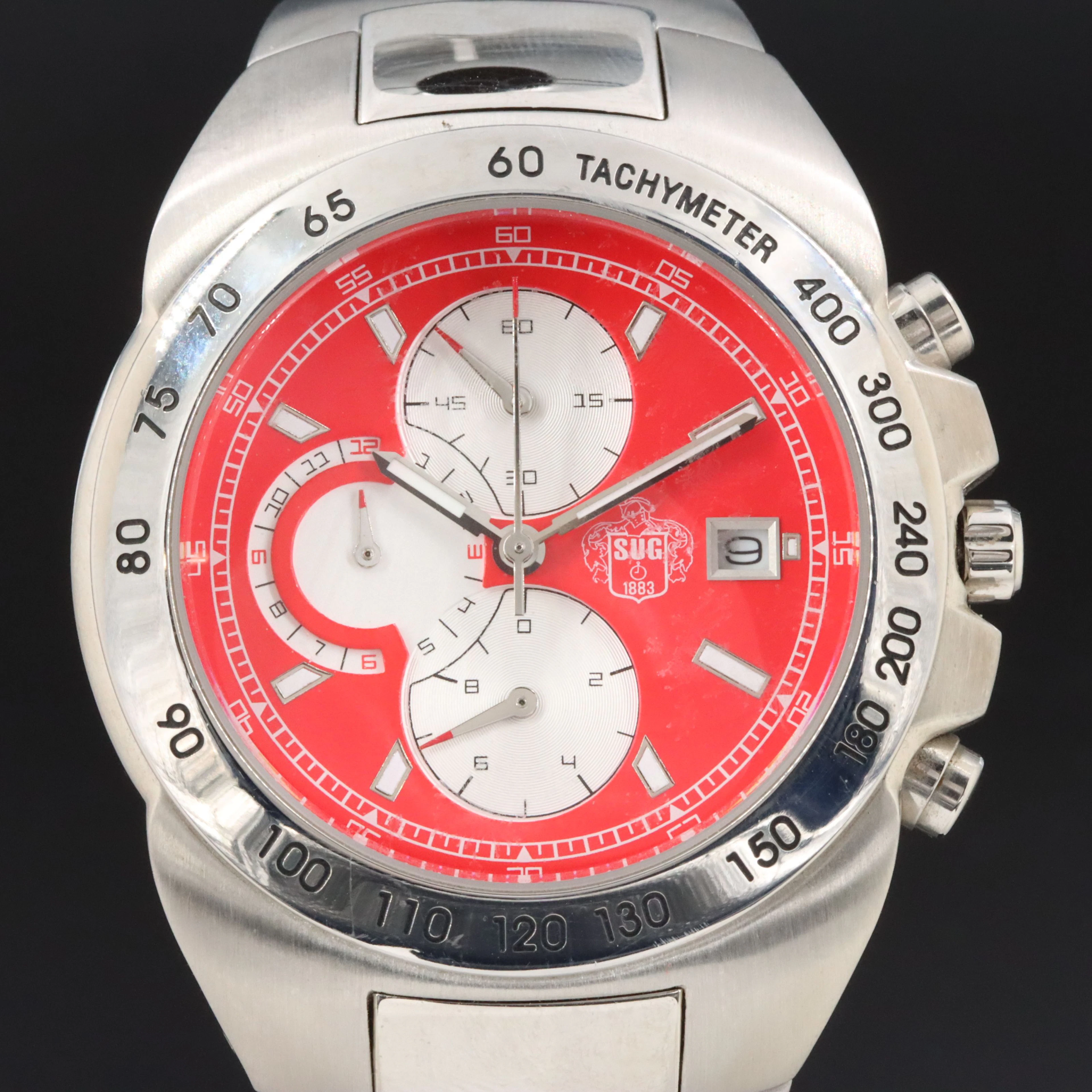SUG Oasis 0560 Stainless Steel Quartz Chronograph Watch