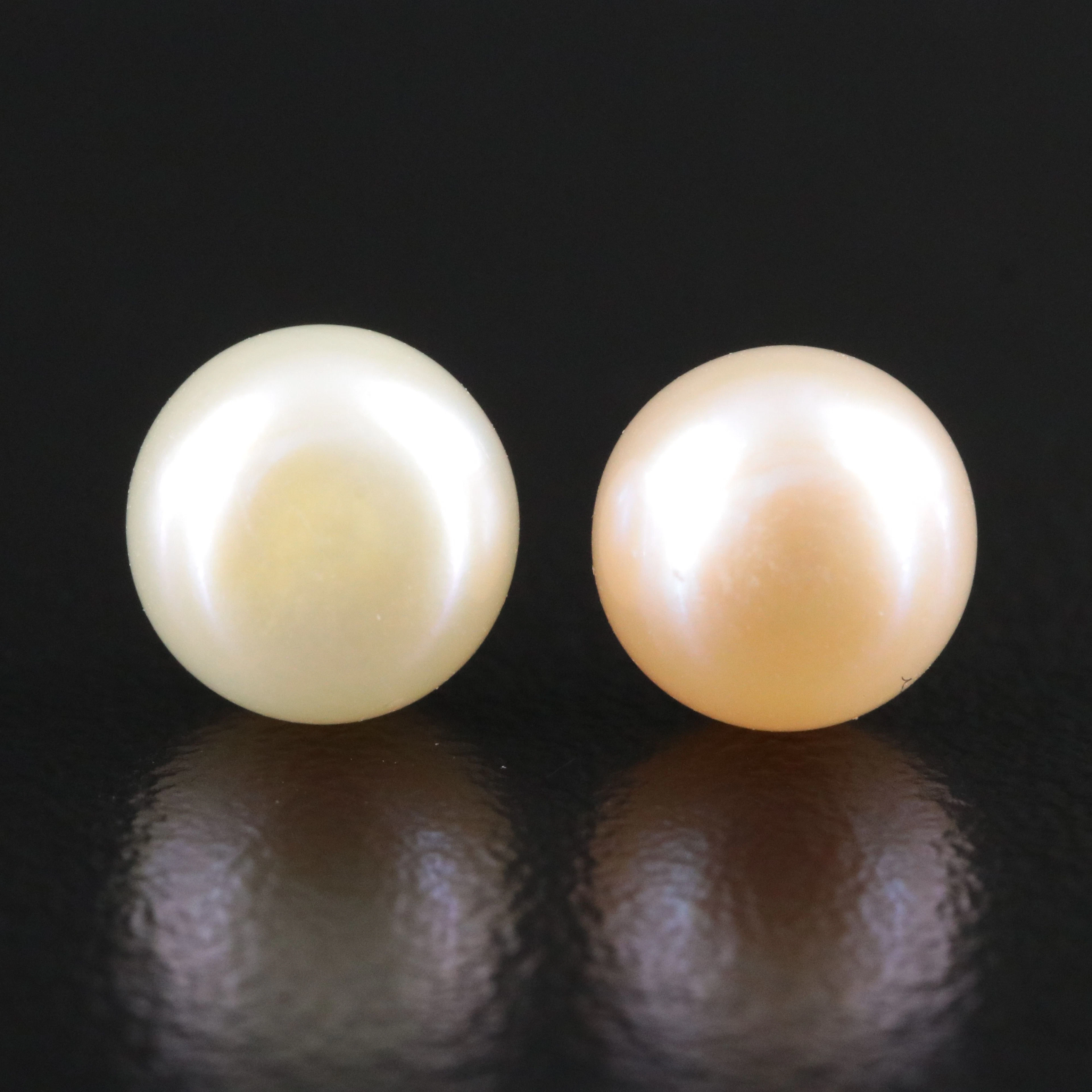 Sterling Pearl Earrings