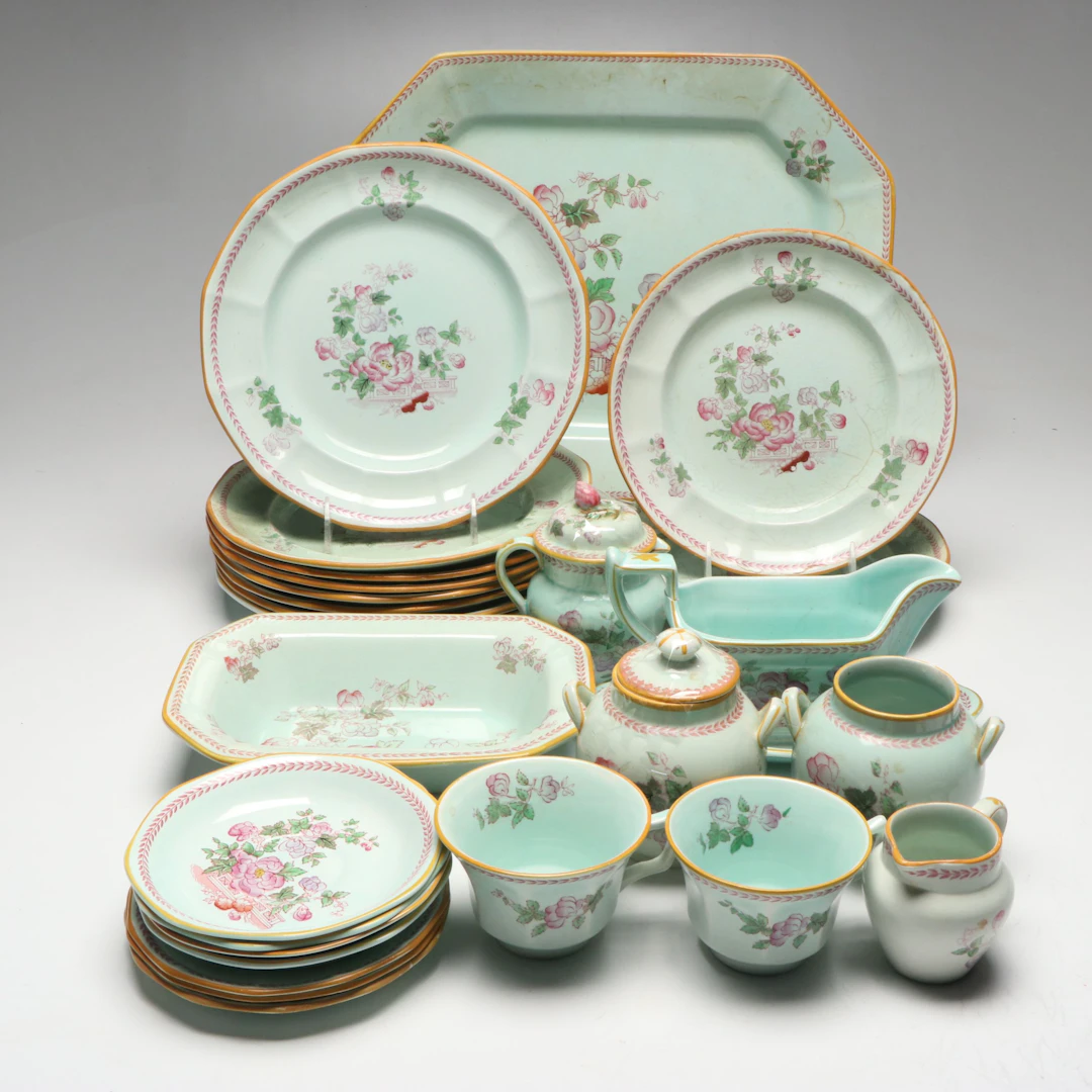 Adams English Ironstone "Metz" Dinnerware and Serving Pieces