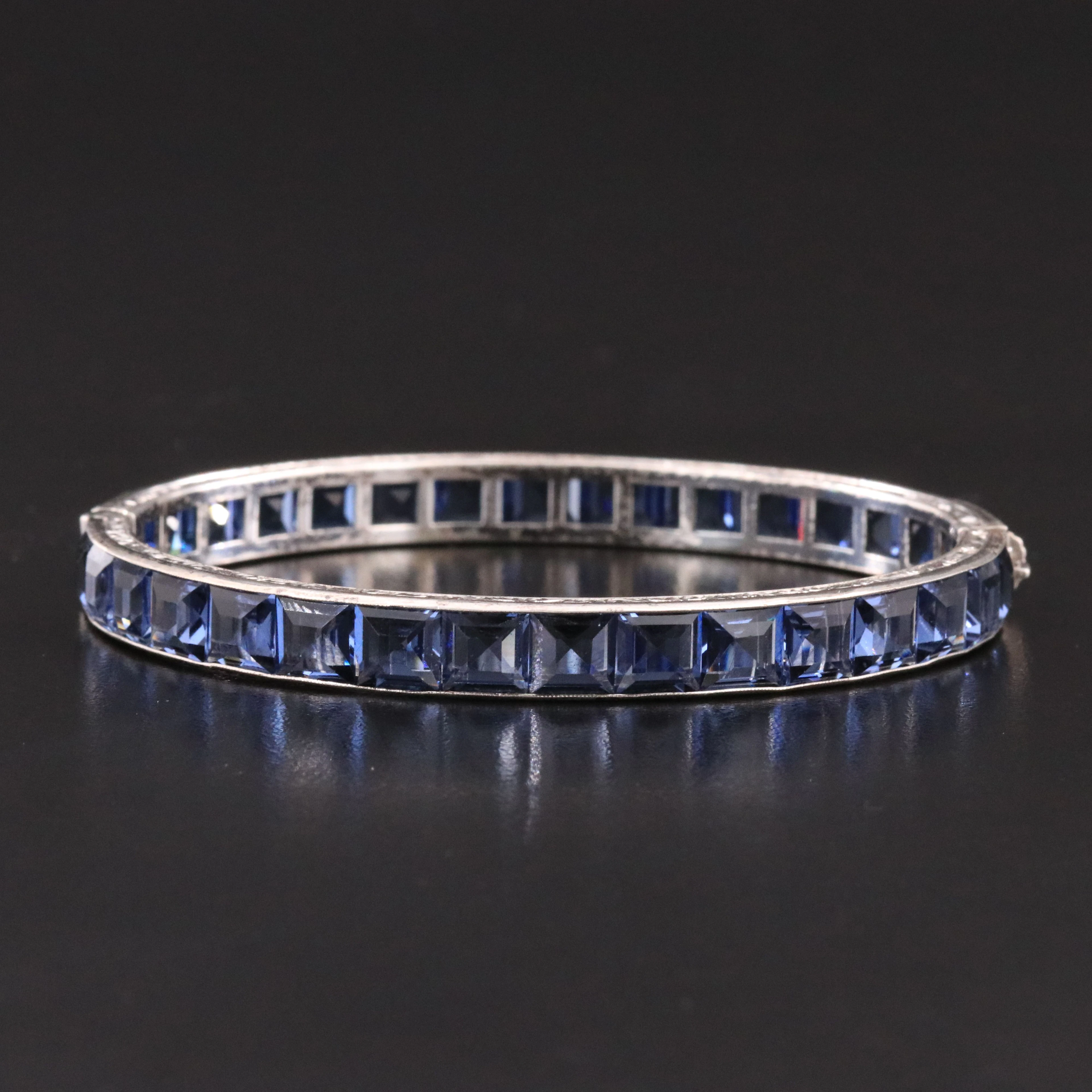 Art Deco Wachenheimer Bros. Inc. "Diamonbar" Rhinestone Bracelet