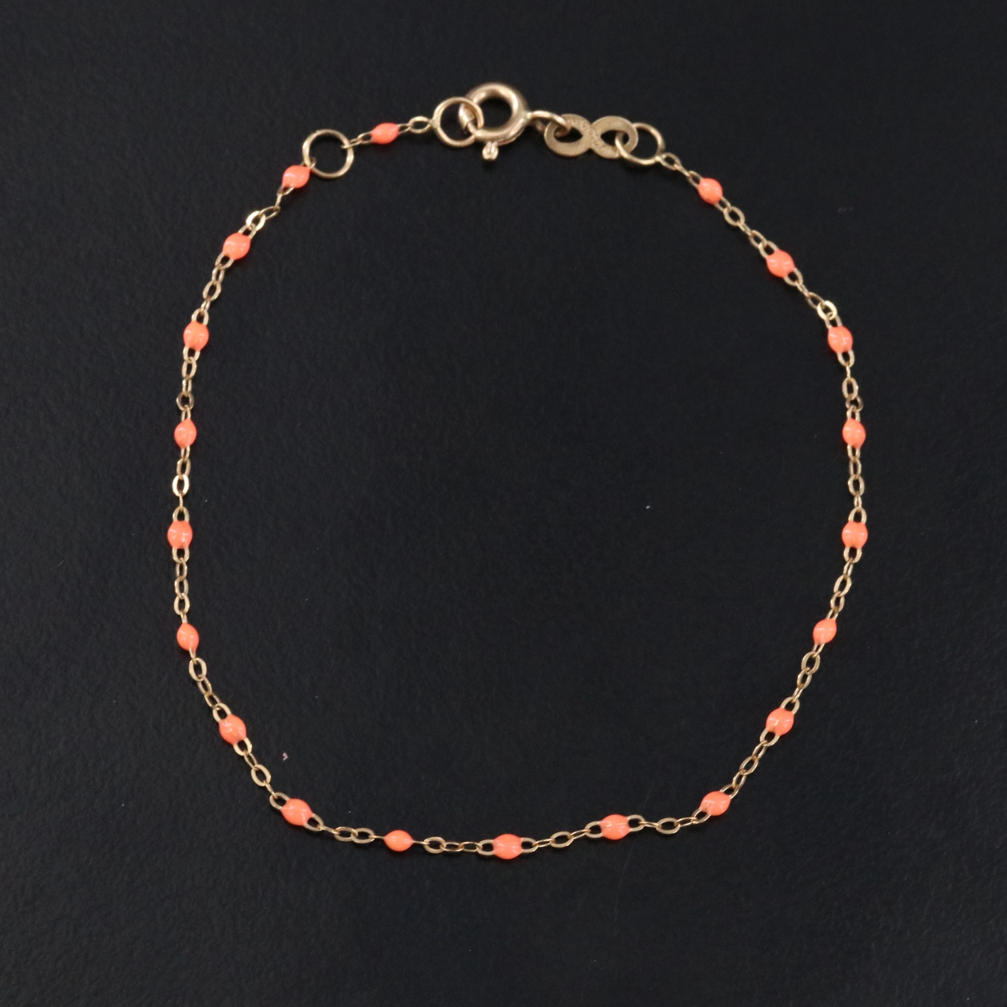 Gigi Clozeau Classic 18K Enamel Station Bracelet
