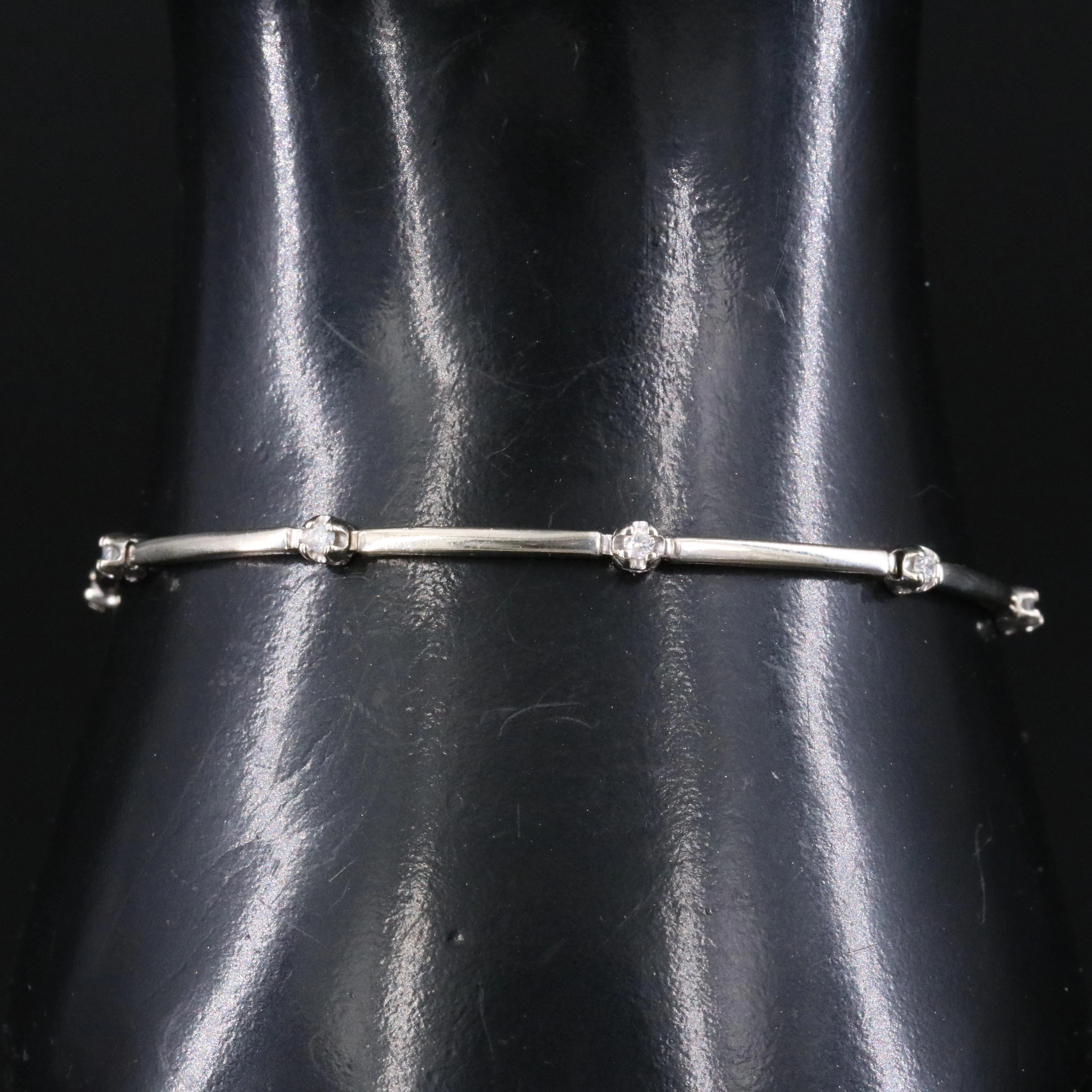 10K 0.26 CTW Diamond Bracelet
