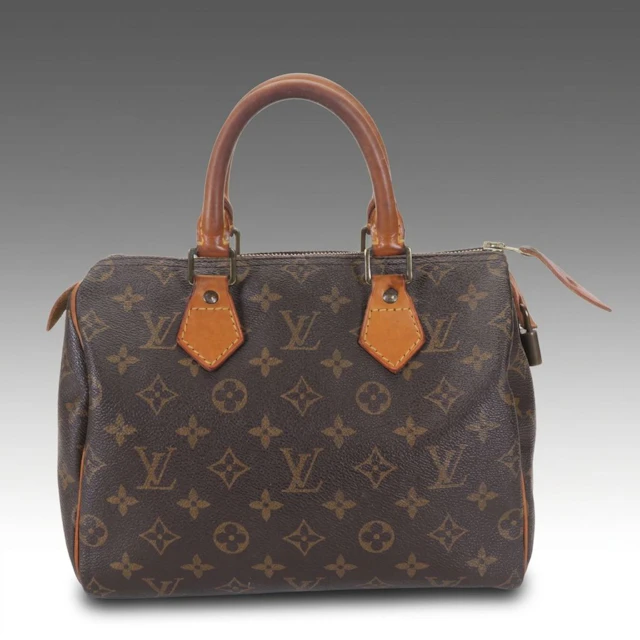 Louis Vuitton Speedy 25 Duffle Bag in Monogram Canvas and Leather