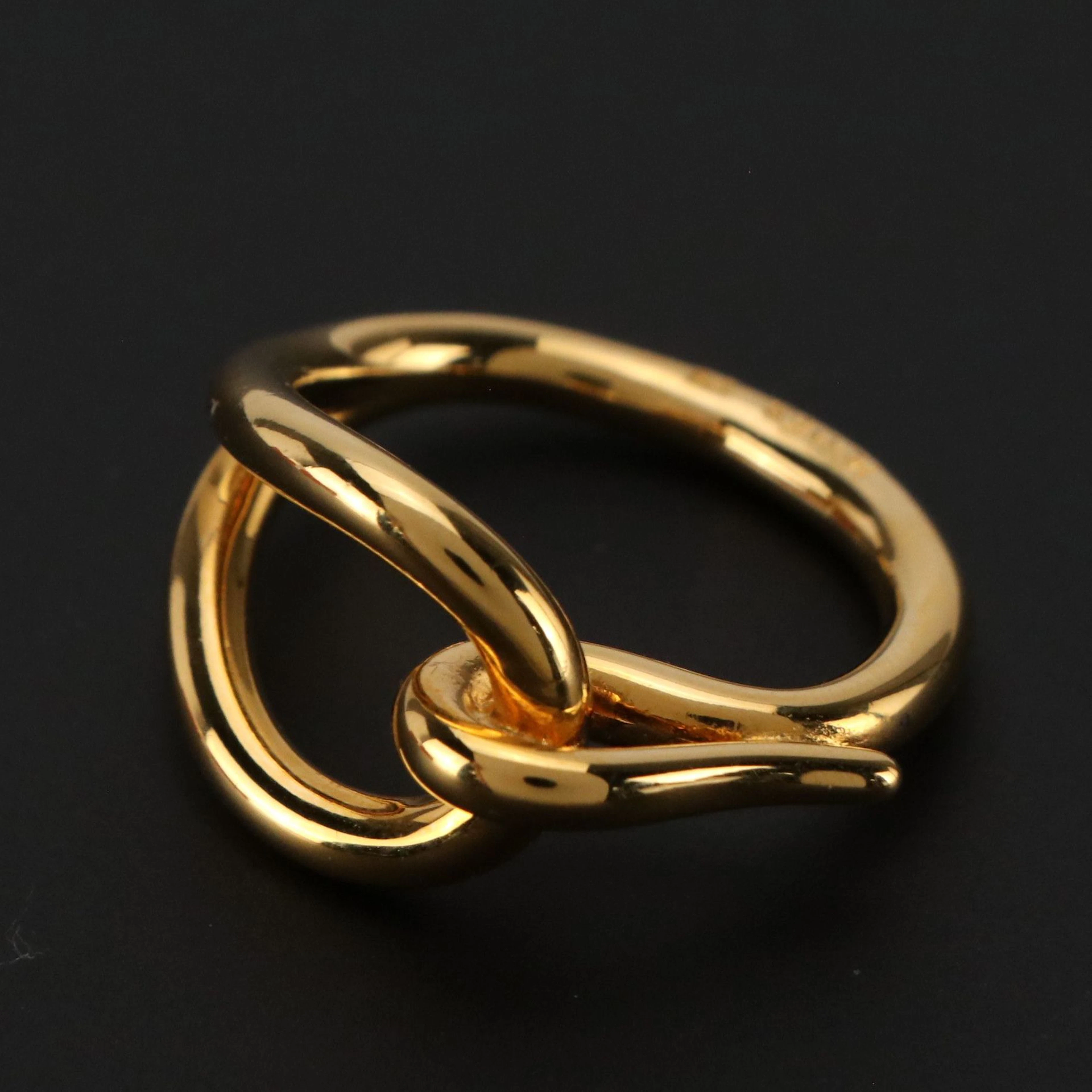 Hermès Jumbo Hook Scarf Ring with Box