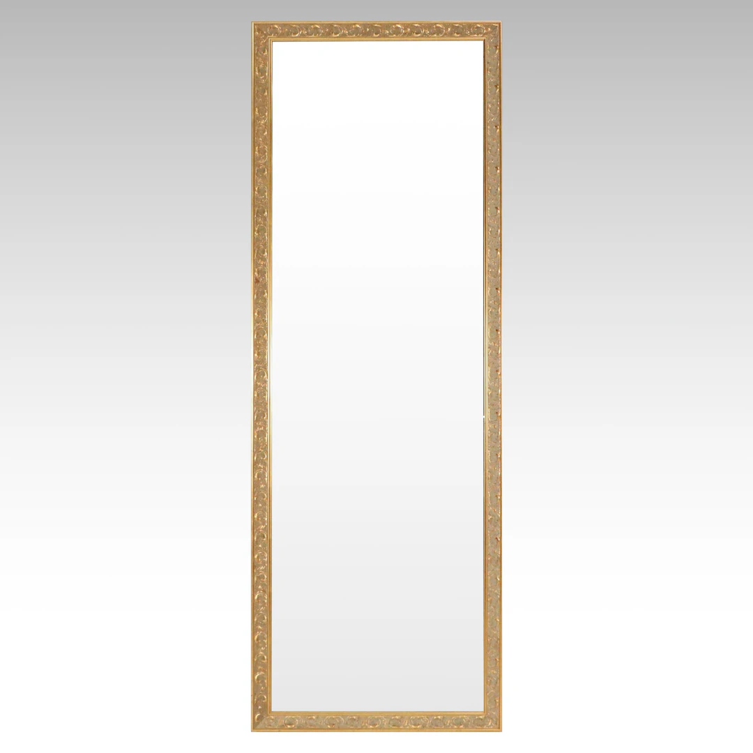 Larson Juhl Ornate Gold Finished Full-Length Wall Mirror