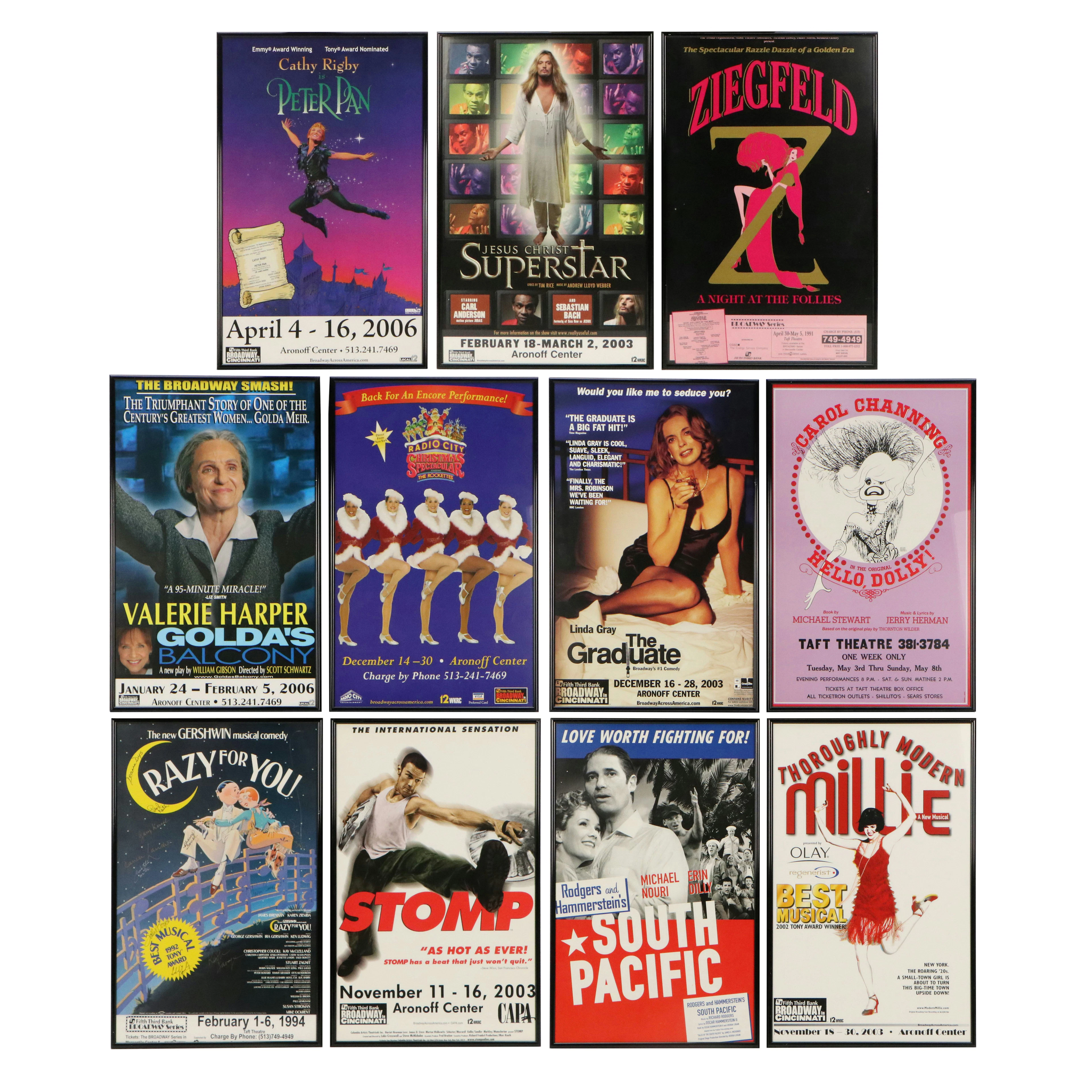 Collection of Cincinnati Theater Offset Lithograph Posters, 1994-2006