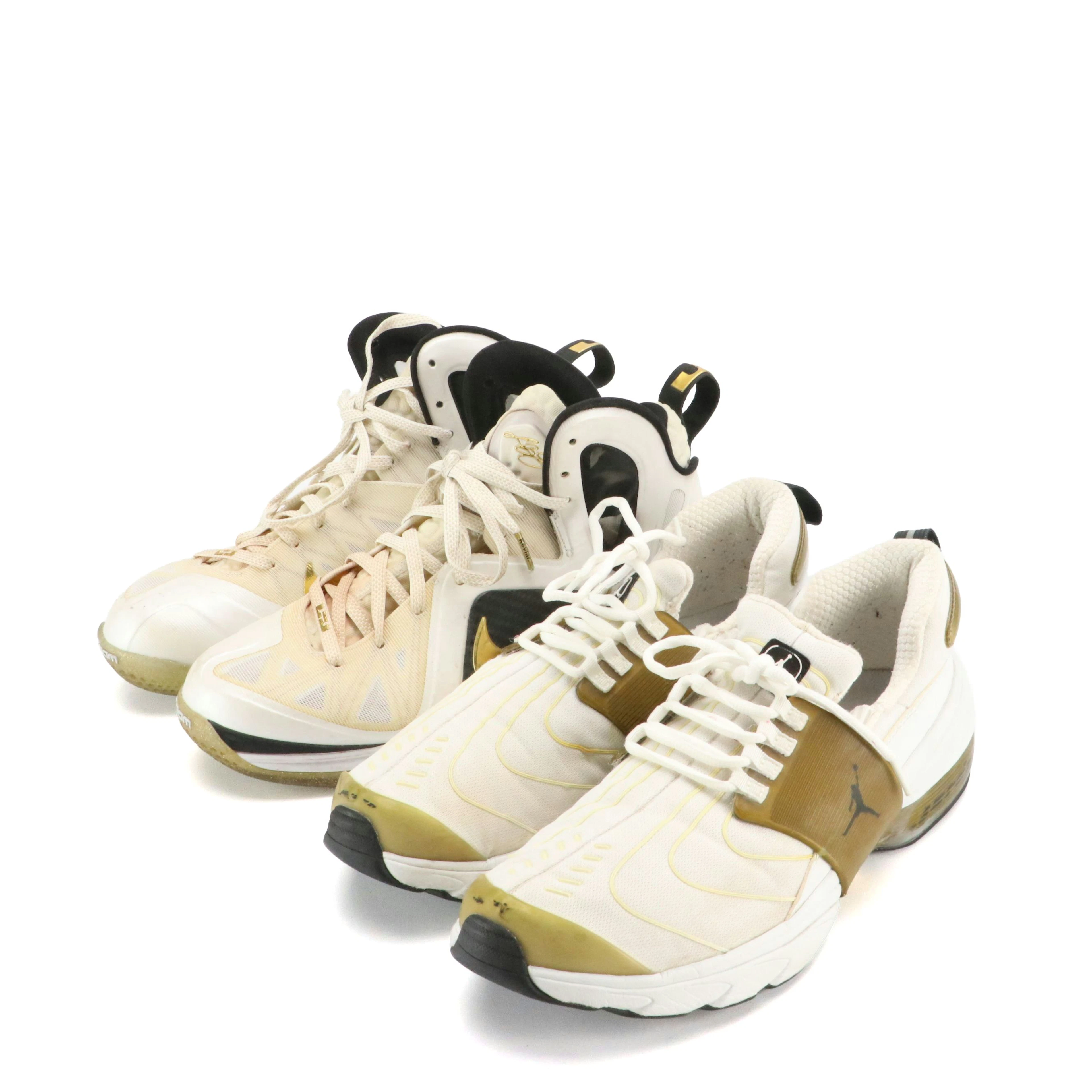 Men's Air Jordan "Trunner Bubble" and Nike LeBron 9 P.S. Elite "Home" Sneakers