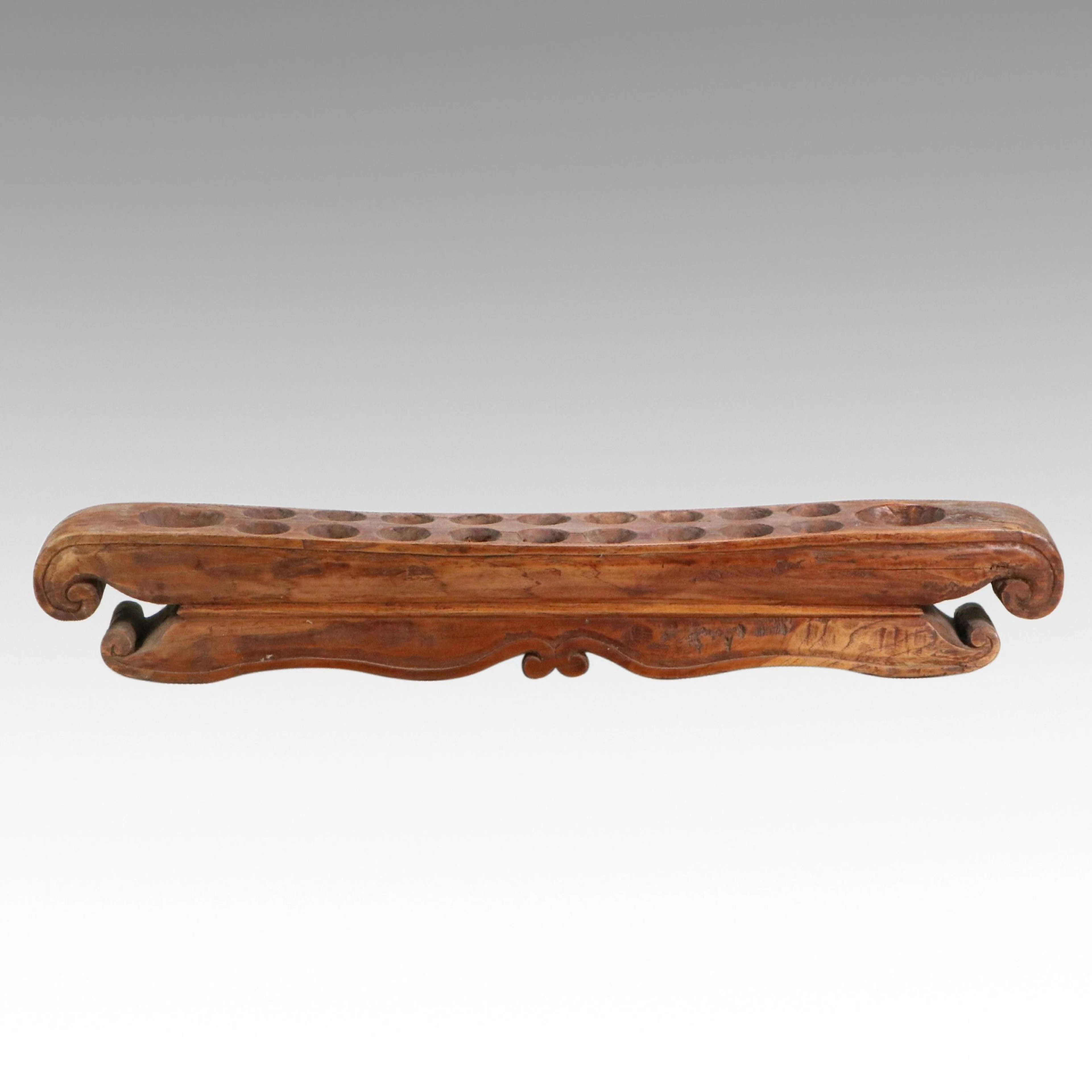 Handcrafted Wood Mancala Game Board