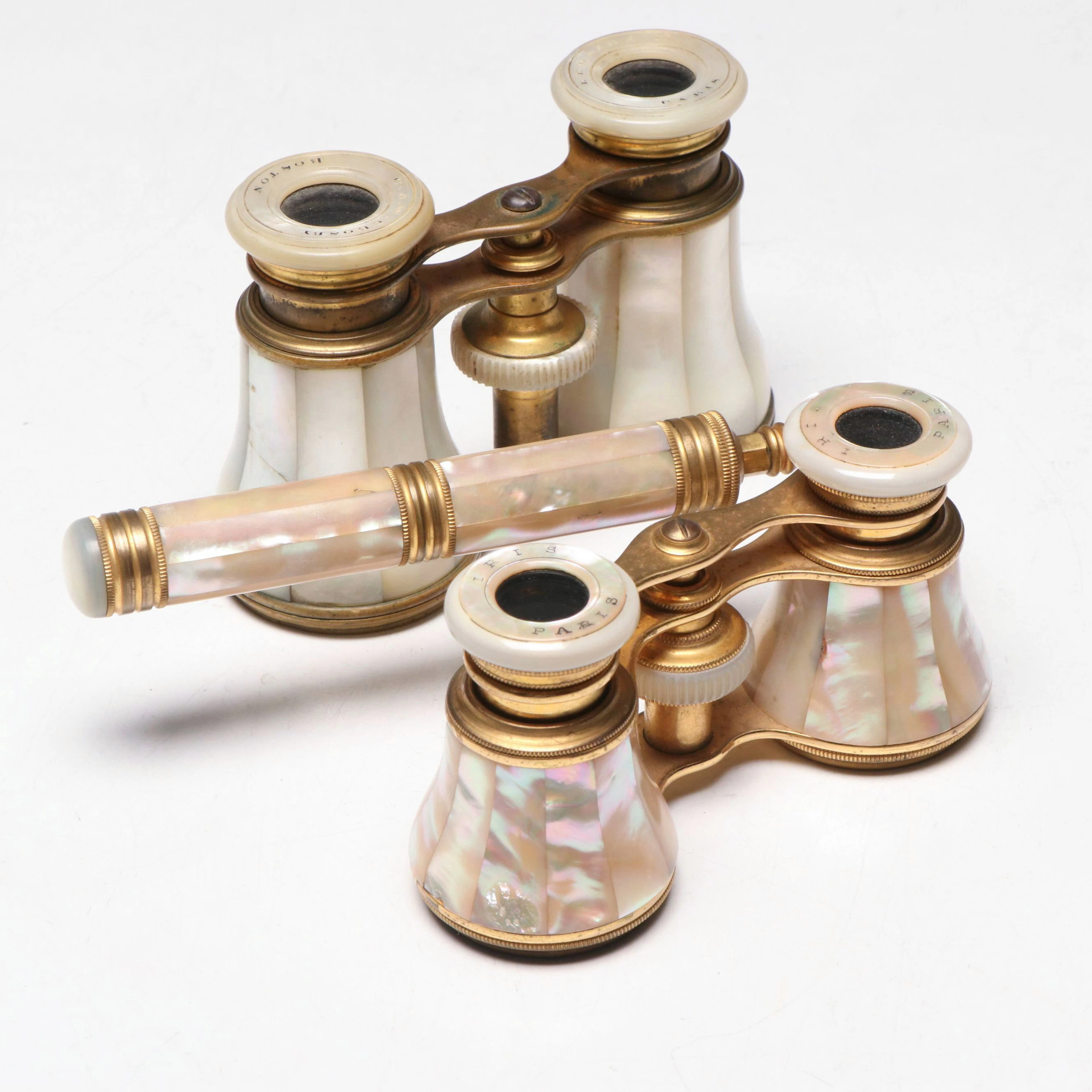 Lemaire and Other French Mother-of-Pearl Opera Glasses, Late 19th/Early 20th C.